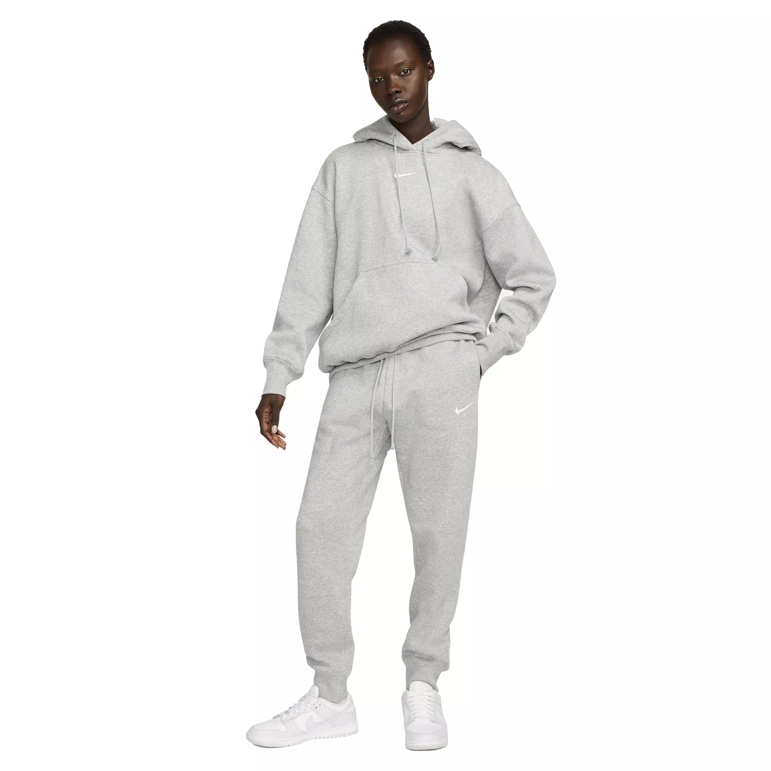 Nike Women's Sportswear Phoenix Fleece High-Waisted Joggers - GREY