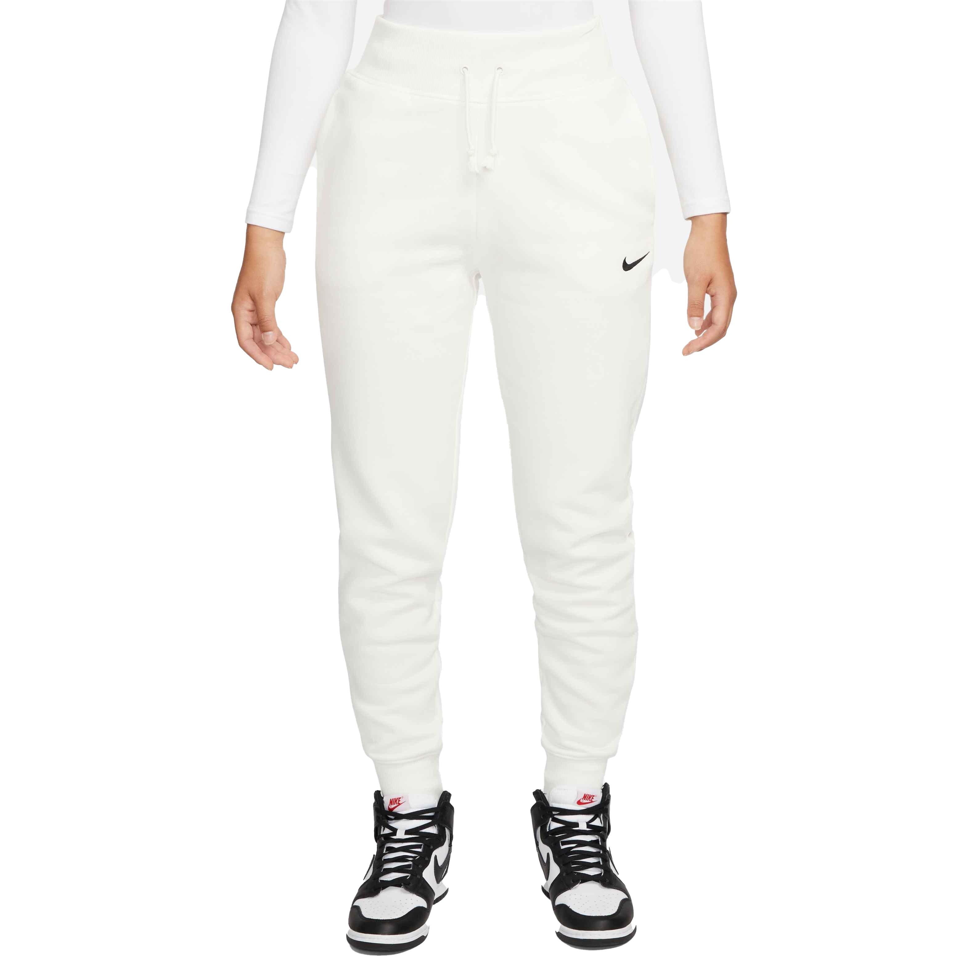 Nike Women's Sportswear Phoenix Fleece High-Waisted Joggers - BLACK Thumbnail View 1