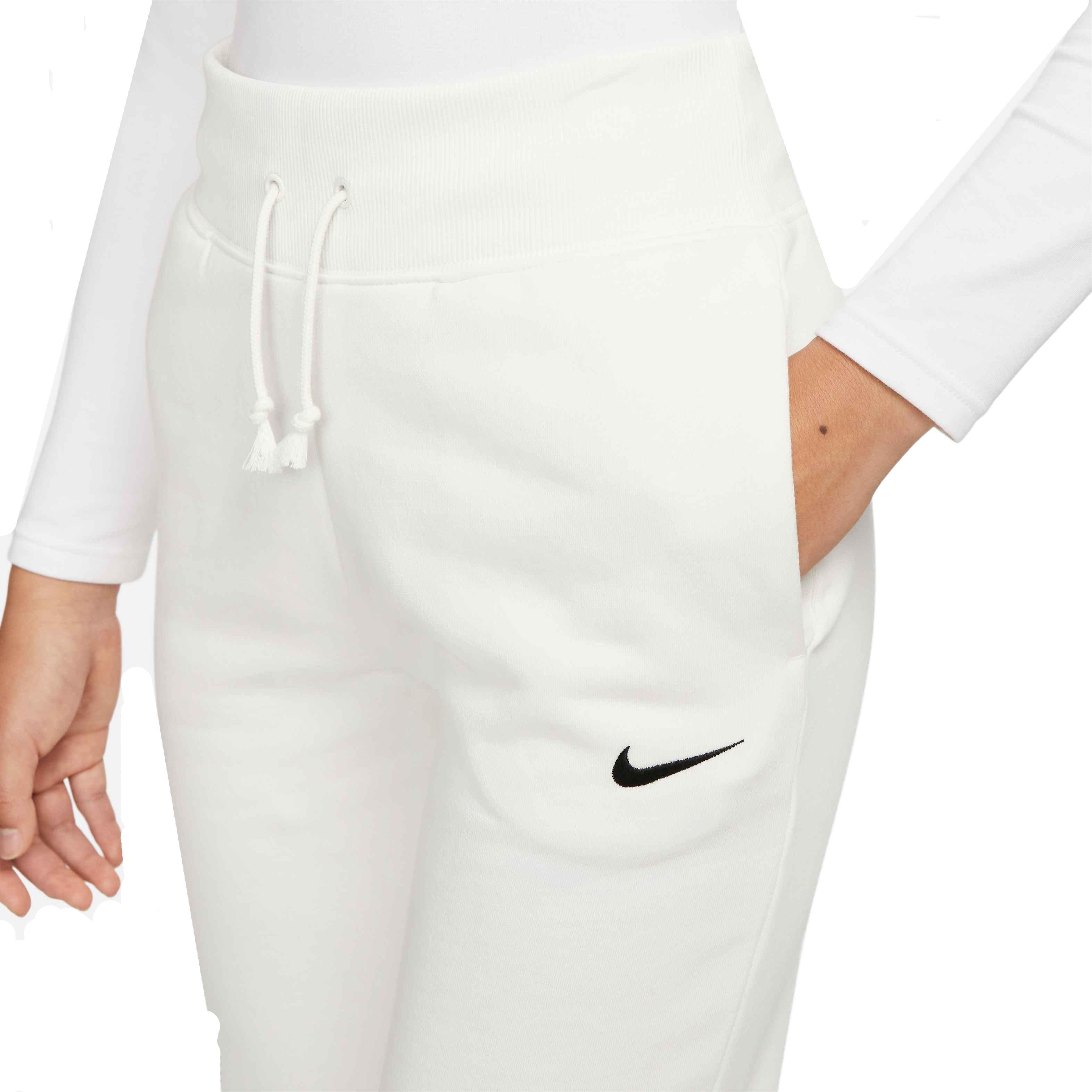Nike Women's Sportswear Phoenix Fleece High-Waisted Joggers - BLACK Thumbnail View 3