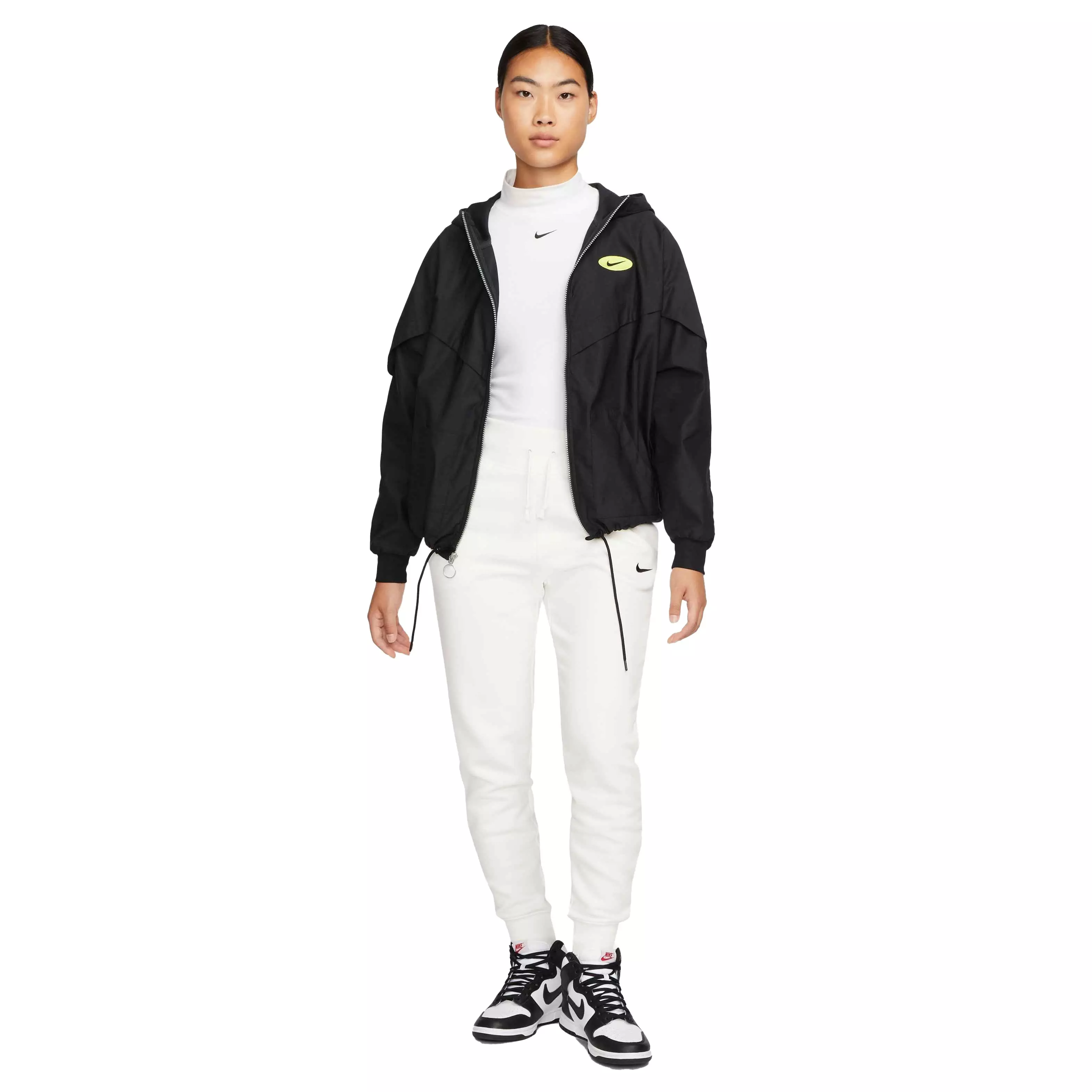 Nike Women's Sportswear Phoenix Fleece High-Waisted Joggers - BLACK