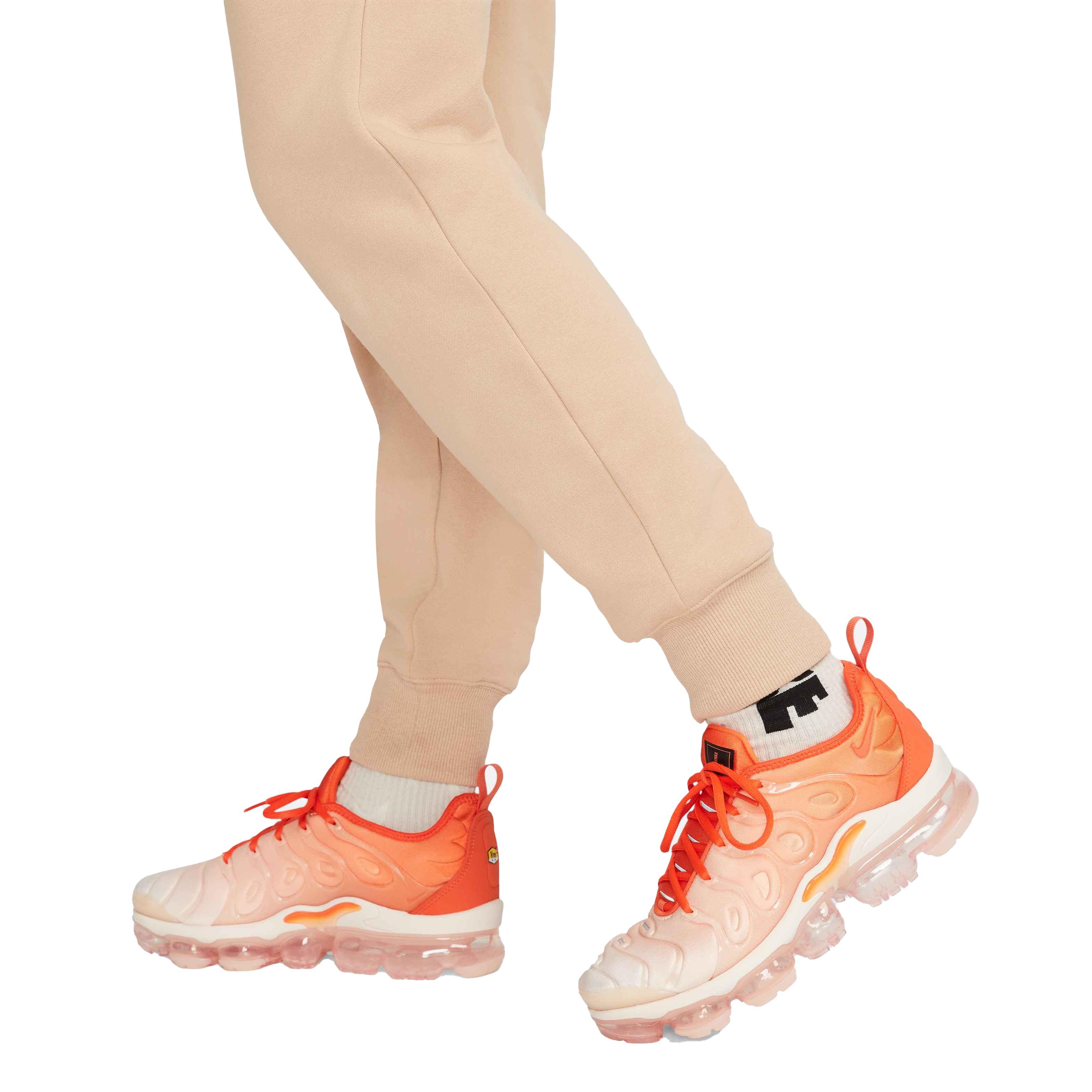 Nike Women's Sportswear Phoenix Fleece High-Waisted Joggers - BROWN Thumbnail View 6