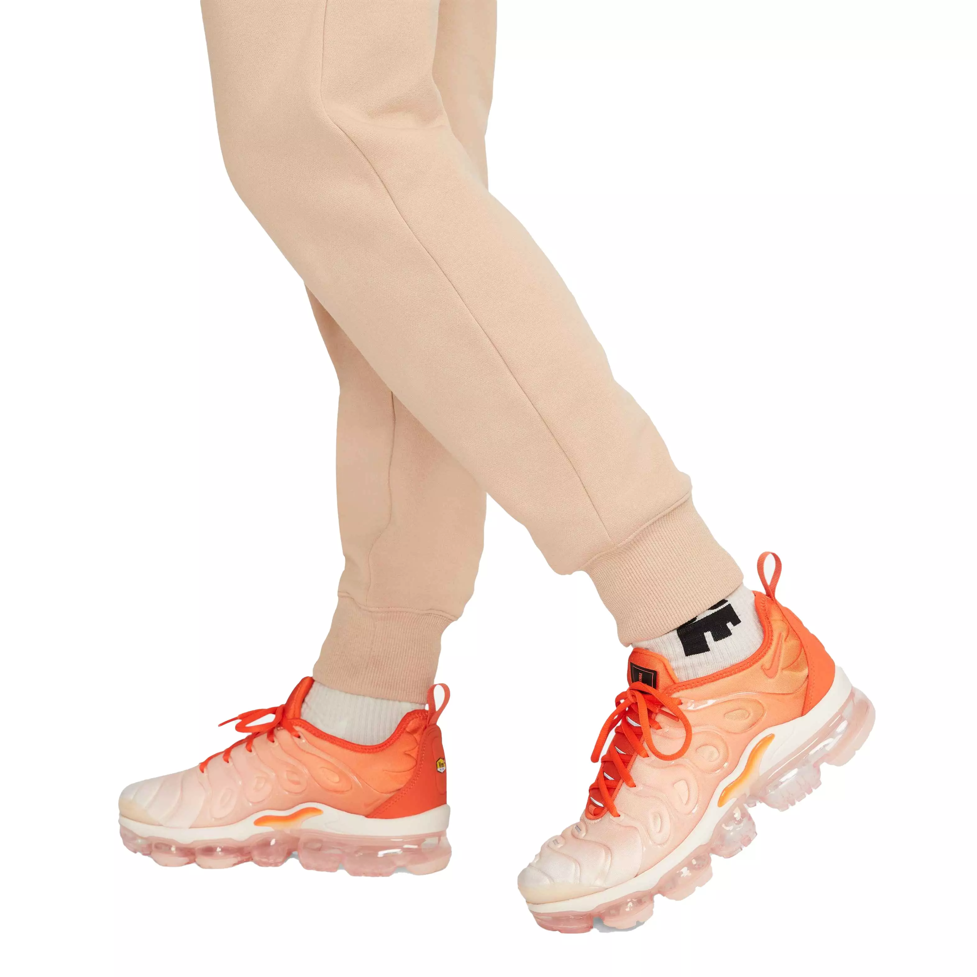 Nike Women's Sportswear Phoenix Fleece High-Waisted Joggers - BROWN