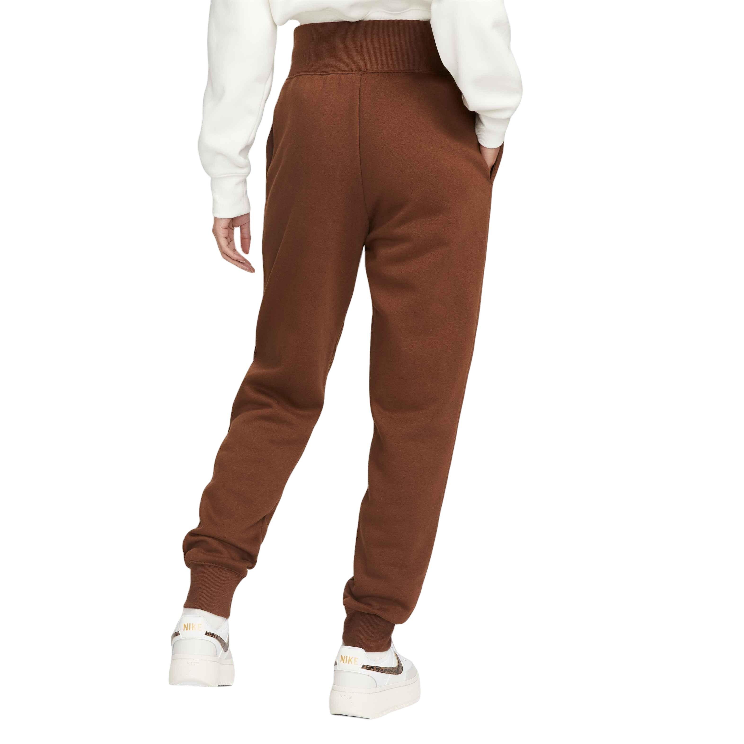 Nike Women's Sportswear Phoenix Fleece High-Waisted Joggers - CHOCOLATE Thumbnail View 2