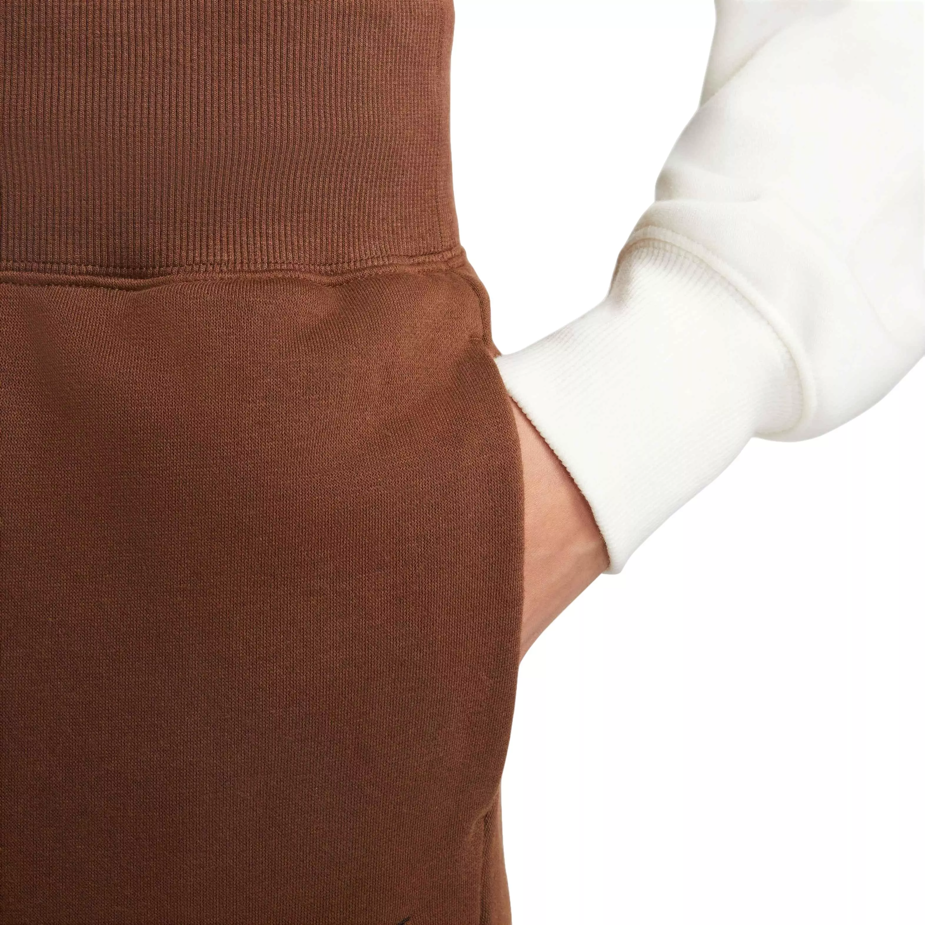 Nike Women's Sportswear Phoenix Fleece High-Waisted Joggers - CHOCOLATE