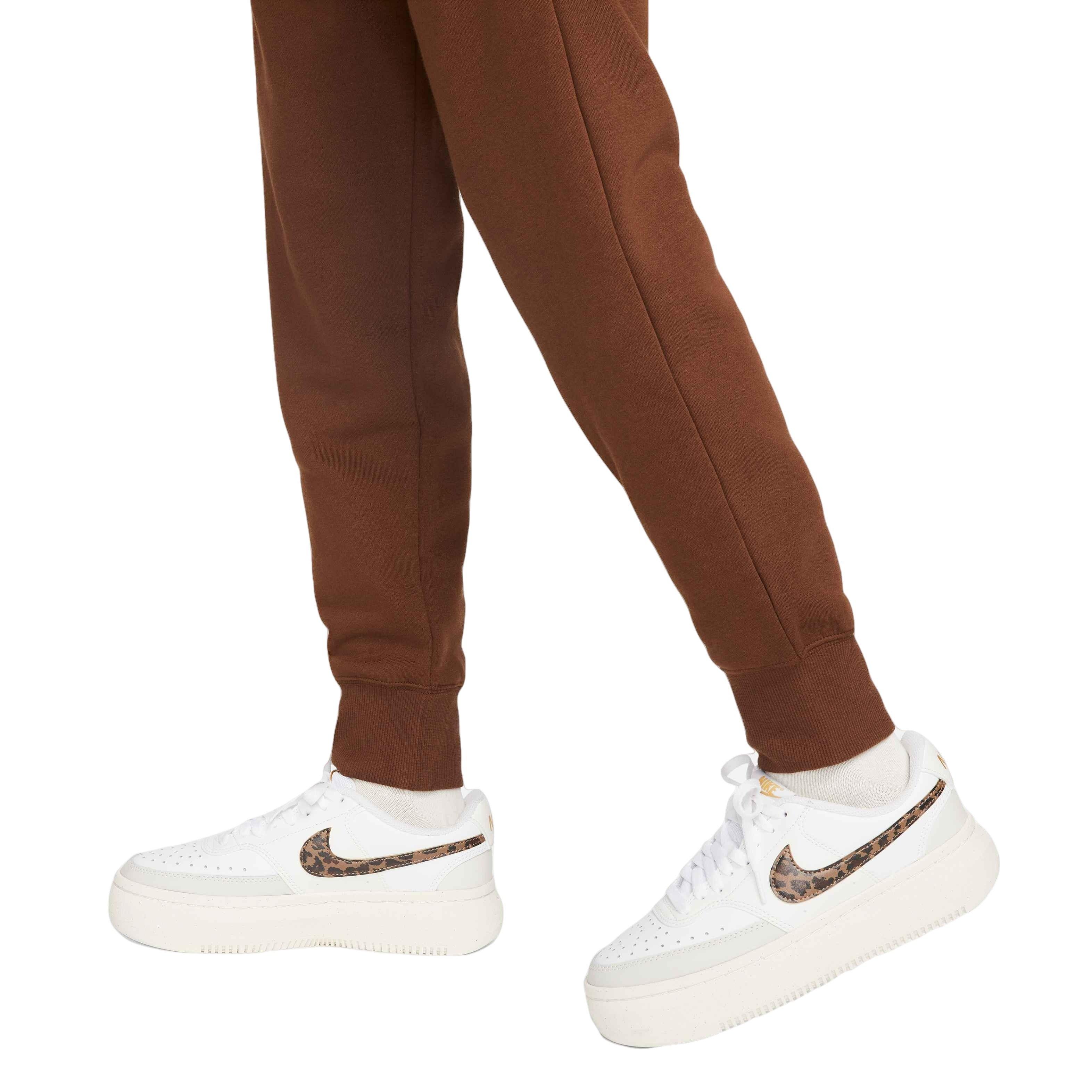 Nike Women's Sportswear Phoenix Fleece High-Waisted Joggers - CHOCOLATE Thumbnail View 5