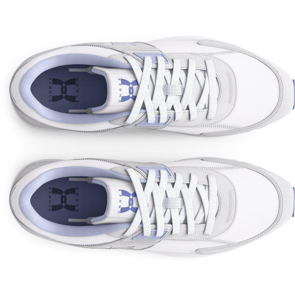 Under Armour Essential Runner "White/Starlight" Women's Running Shoe - WHITE/STARLIGHT Thumbnail View 4