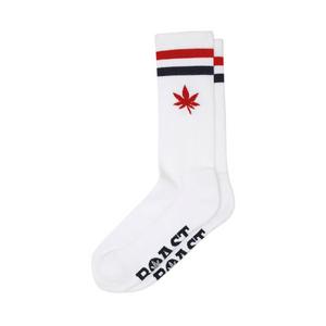 Boast Retro Calf Sock -3 Pack - White/Red/Navy - WHITE/RED/NAVY