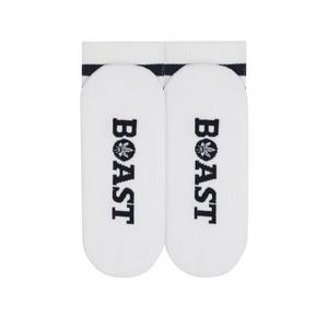 Boast Retro Calf Sock -3 Pack - White/Navy - WHITE/NAVY