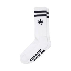 Boast Retro Calf Sock -3 Pack - White/Navy - WHITE/NAVY