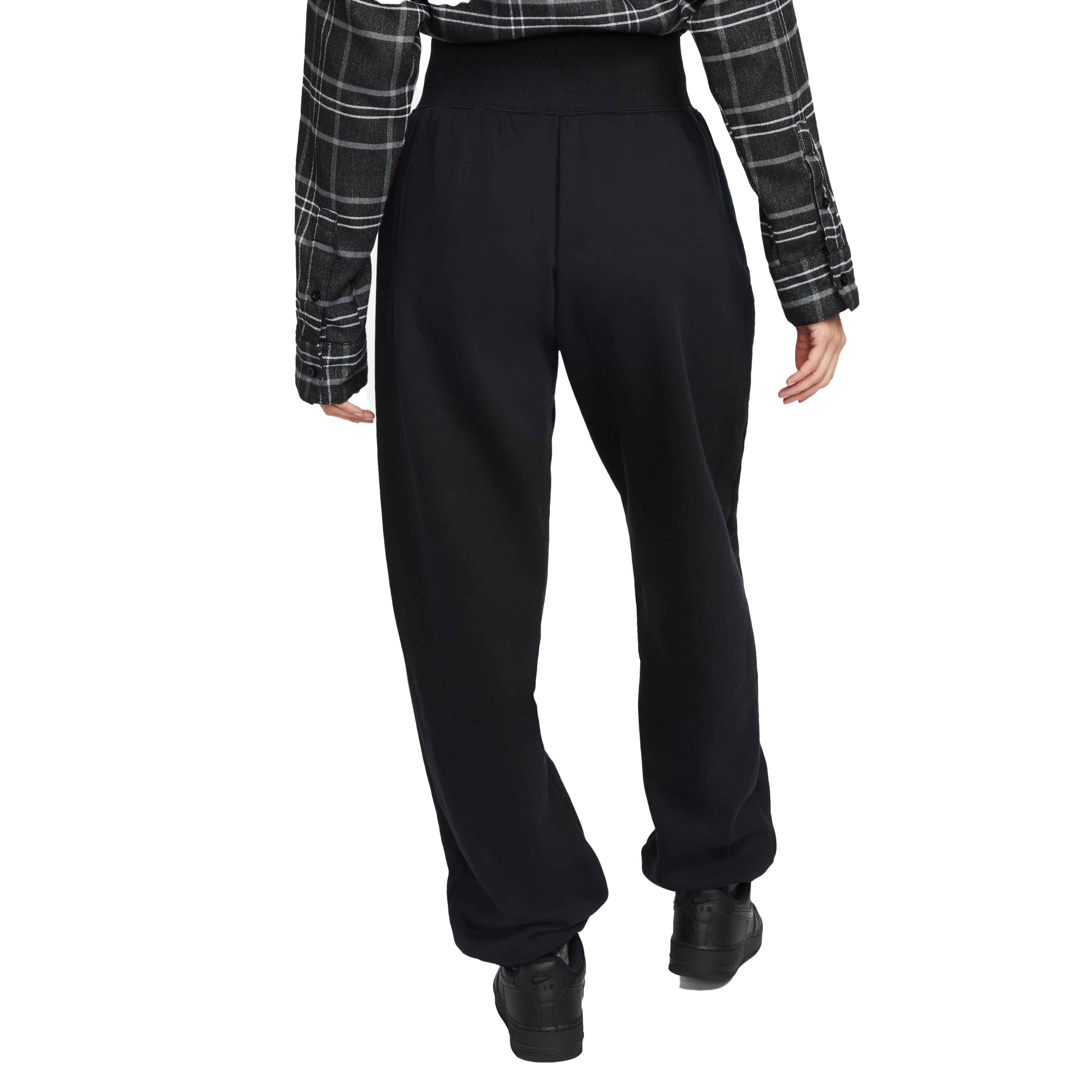 Nike Women's Sportswear Phoenix Fleece High-Waisted Oversized Sweatpants - BLACK Thumbnail View 2