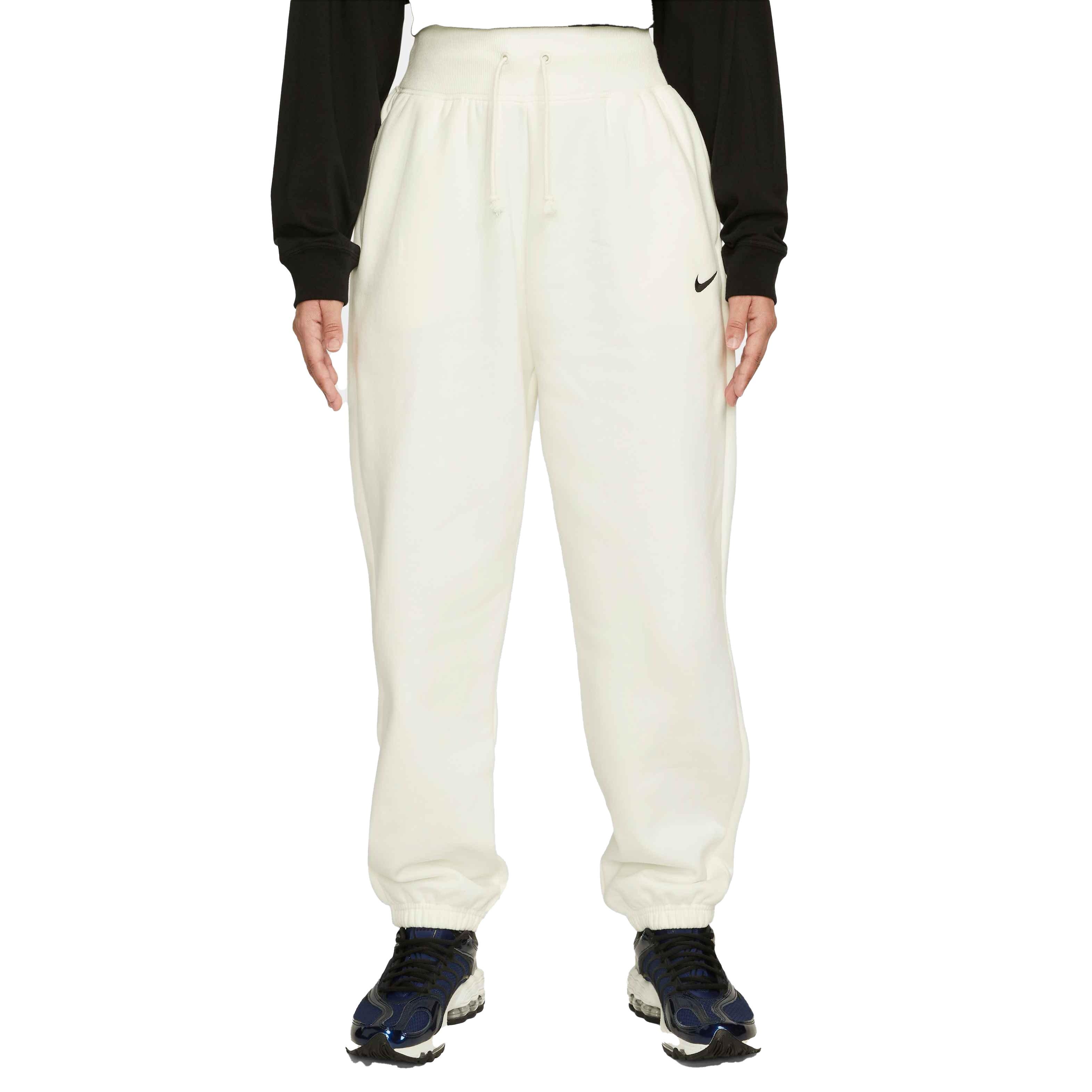 Nike Women's Sportswear Phoenix Fleece High-Waisted Oversized Sweatpants - BLACK Thumbnail View 1