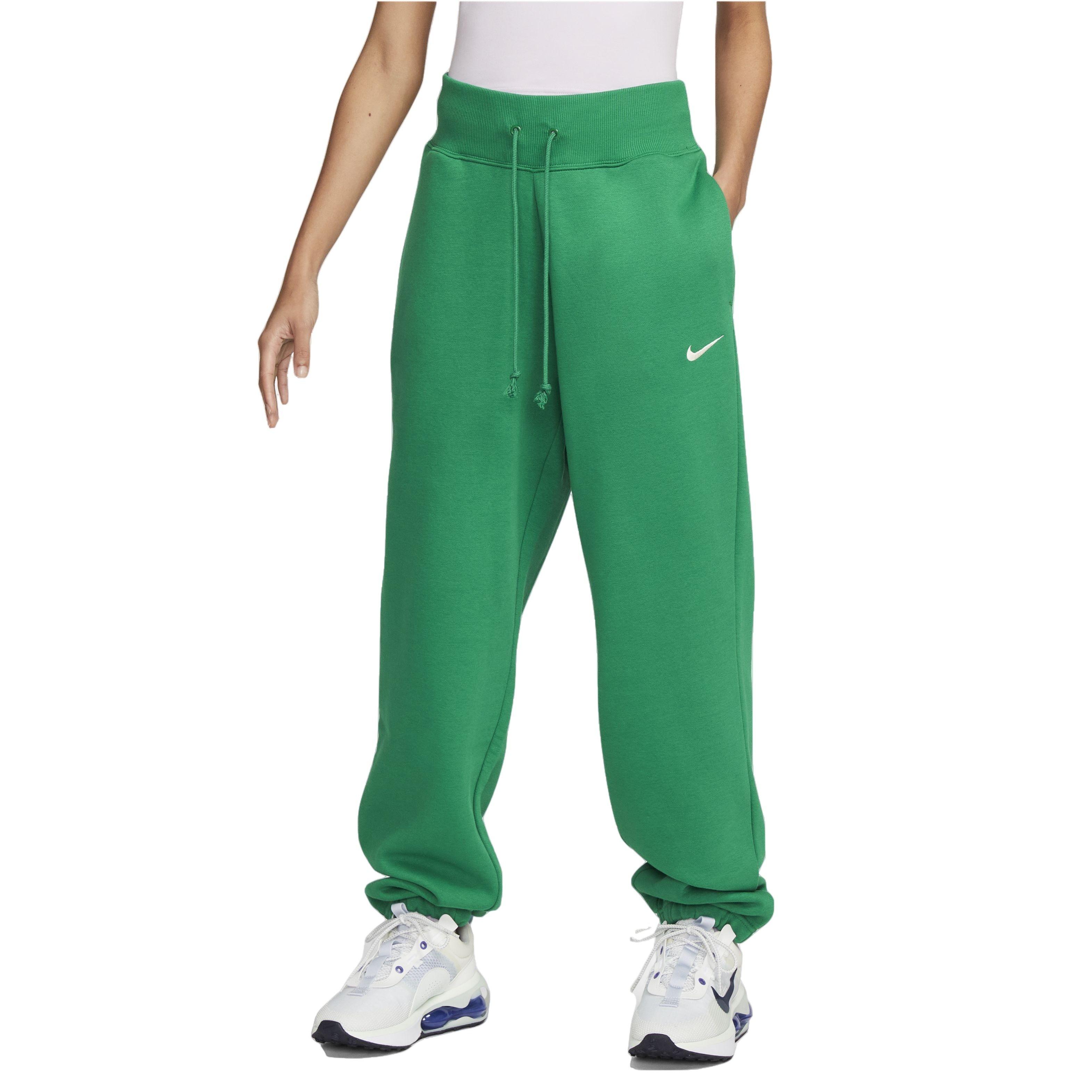 Nike Women's Sportswear Phoenix Fleece High-Waisted Oversized Sweatpants - GREEN Thumbnail View 1