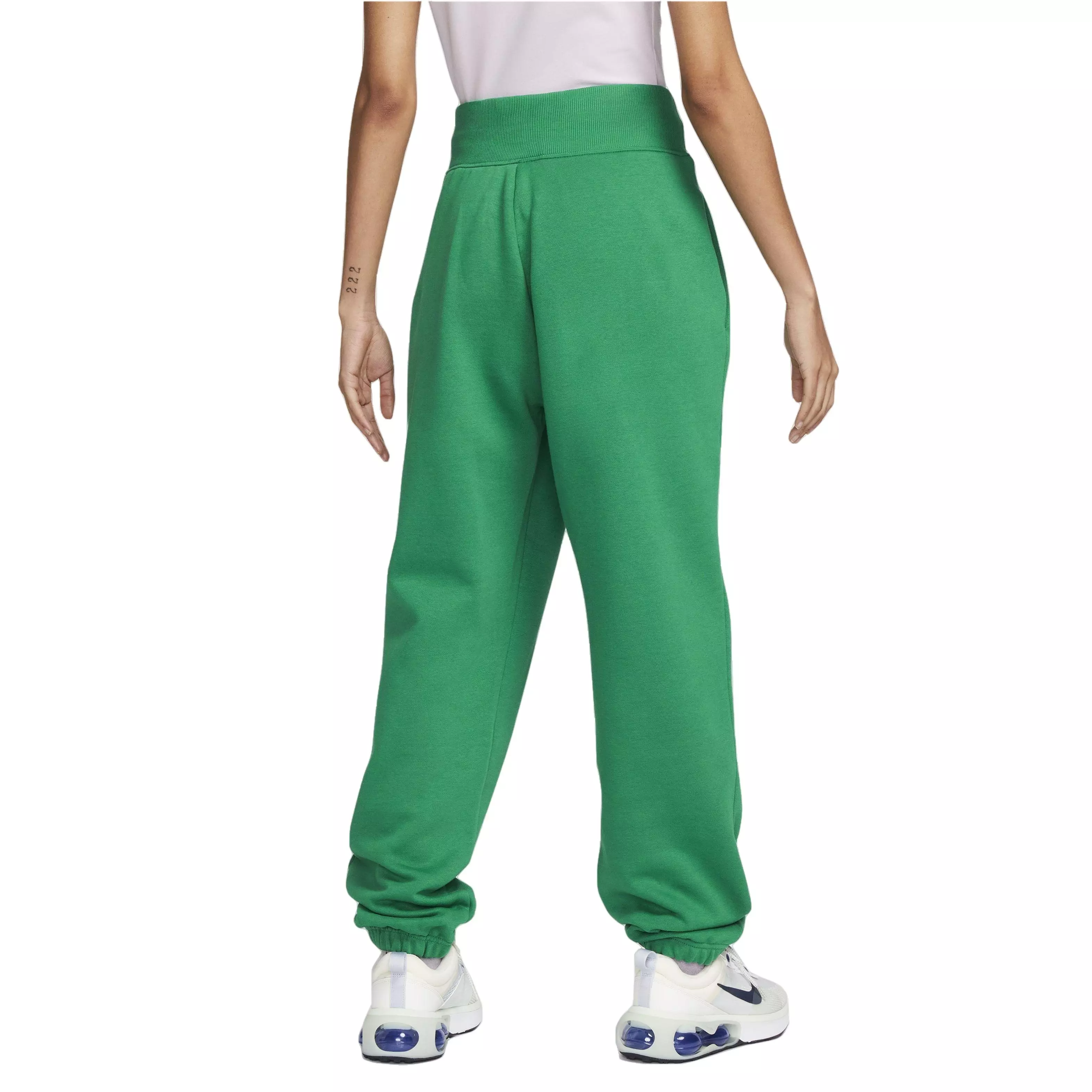 Nike Women's Sportswear Phoenix Fleece High-Waisted Oversized Sweatpants - GREEN