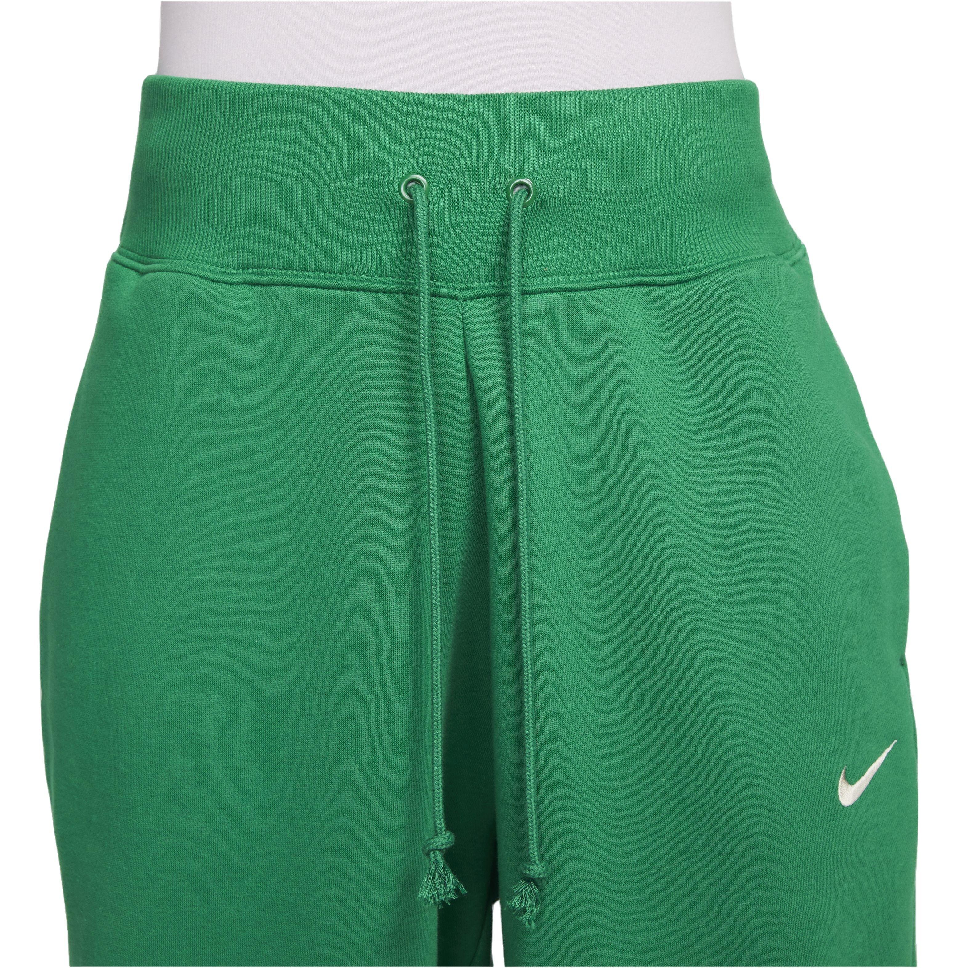 Nike Women's Sportswear Phoenix Fleece High-Waisted Oversized Sweatpants - GREEN Thumbnail View 3