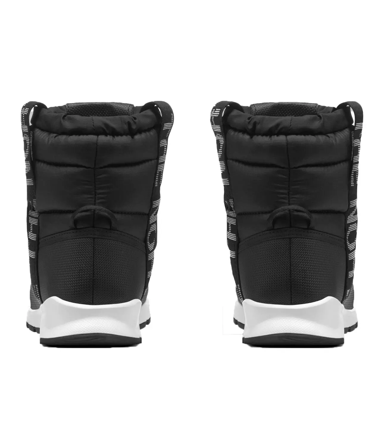 The North Face ThermoBall "TNF Black/TNF White" Grade School Boys' Pull-On Waterproof Boot - BLACK/WHITE