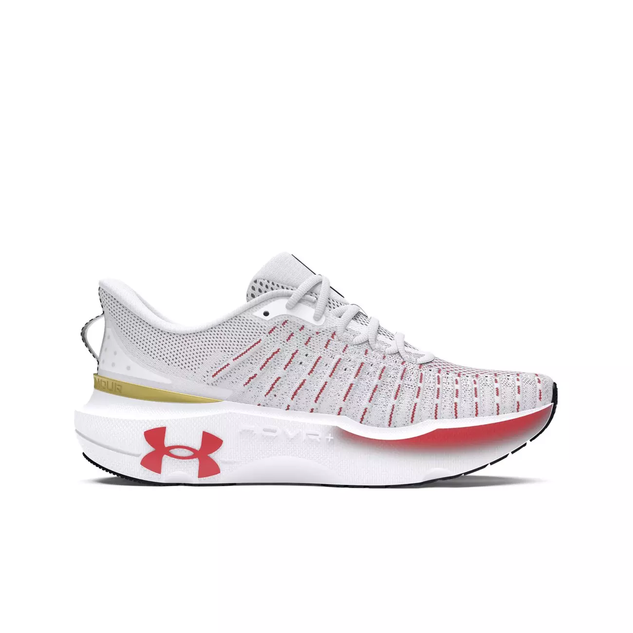 Under Armour Infinite Elite "White/Black/Metallic Gold" Women's Running Shoe - WHITE/BLACK/GOLD