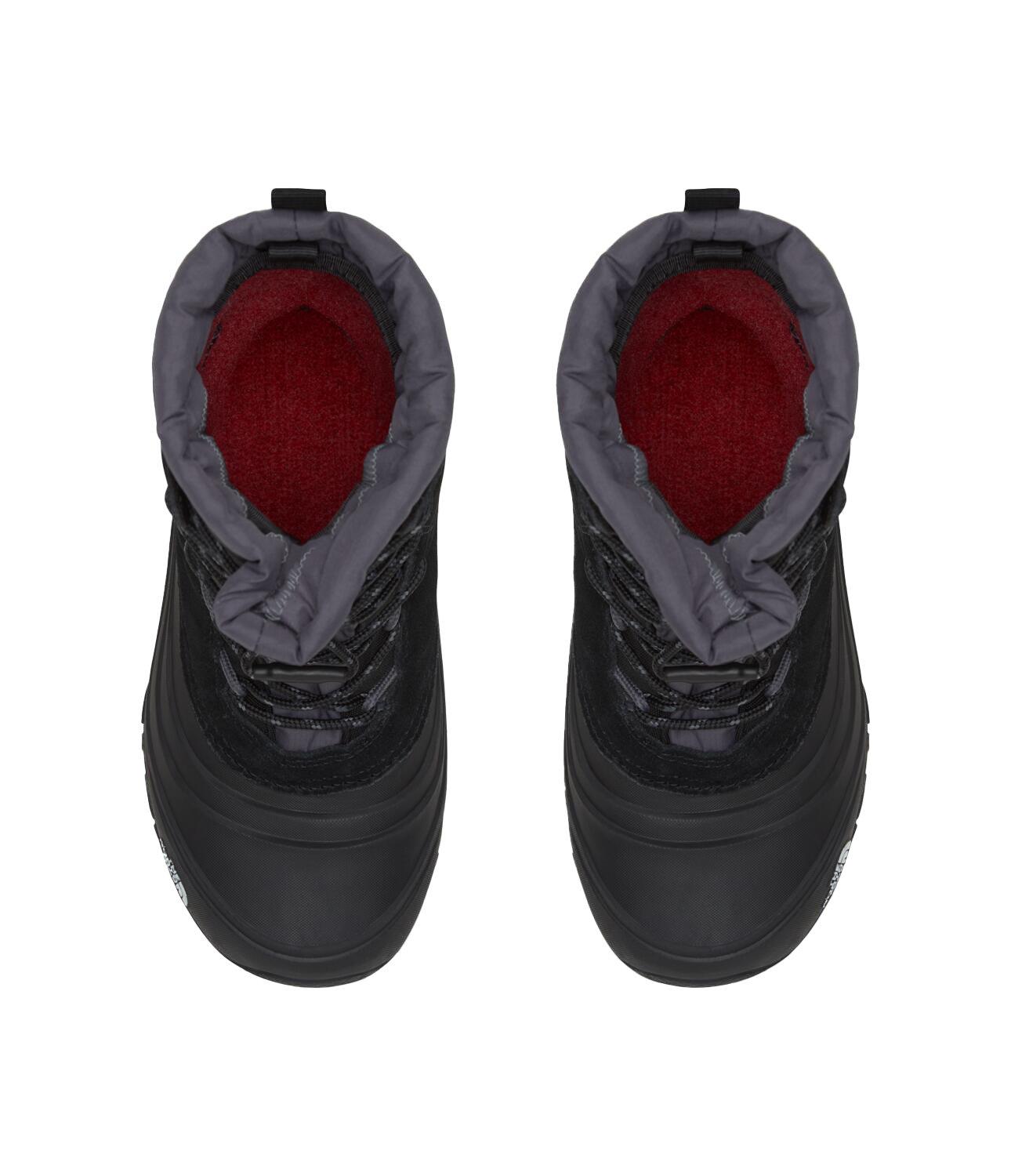 The North Face Alpenglow V "TNF Black/Vanadis Grey" Grade School Boys' Waterproof Boot - BLACK/GREY Thumbnail View 2