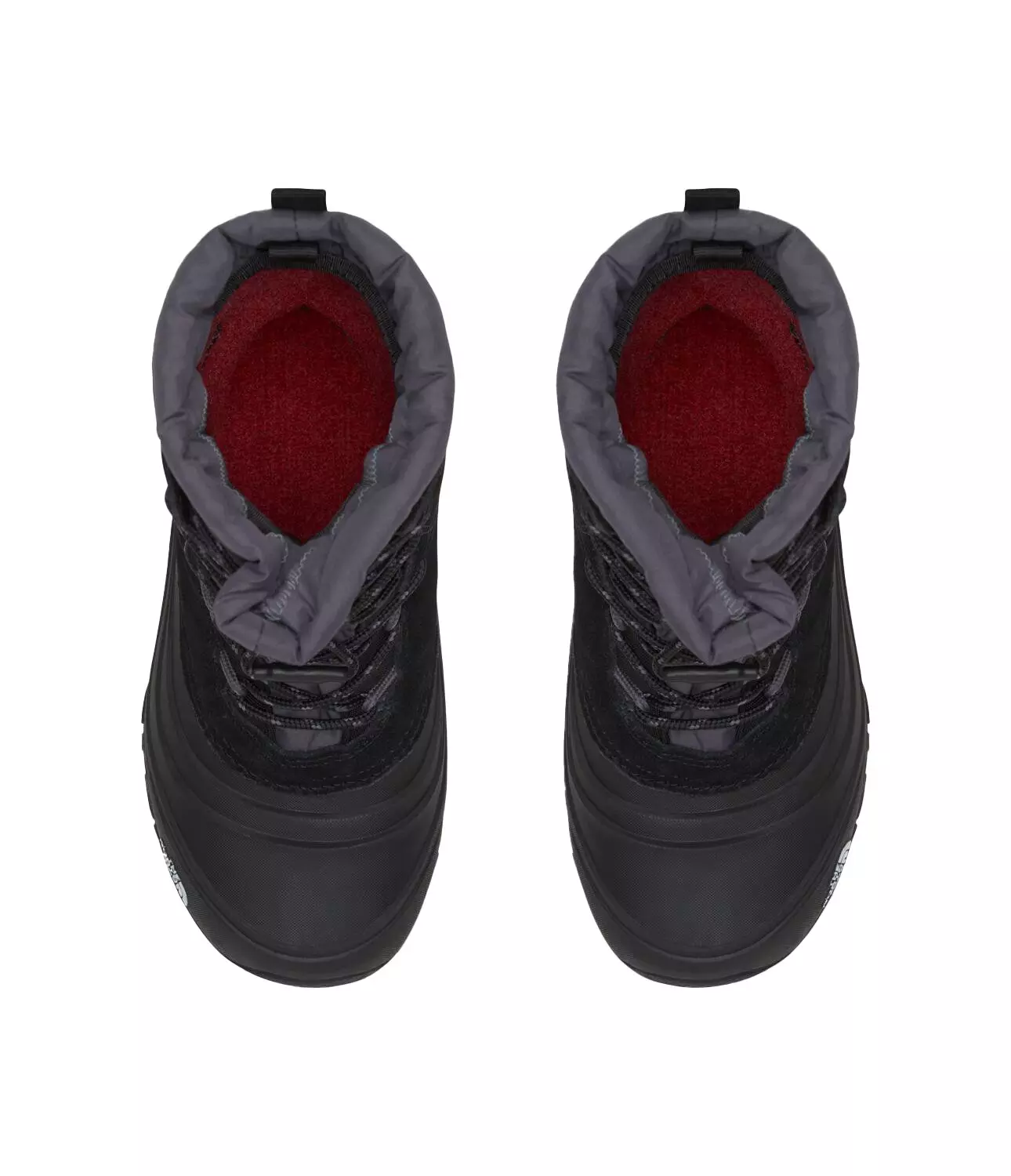 The North Face Alpenglow V "TNF Black/Vanadis Grey" Grade School Boys' Waterproof Boot - BLACK/GREY