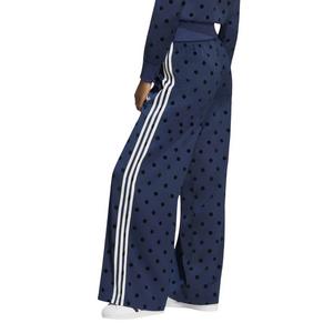 adidas Originals Women's Satin Polka Dots Wide Leg Pant - Indigo - INDIGO