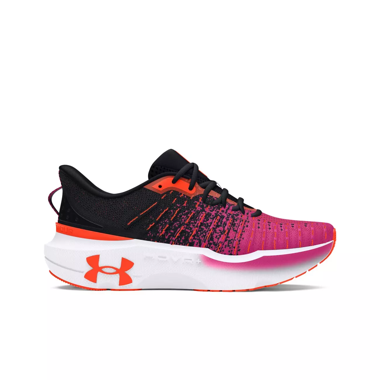 Under Armour Infinite Elite "Black/Astro Pink/Phoenix Fire" Women's Running Shoe - BLACK/PINK/FIRE