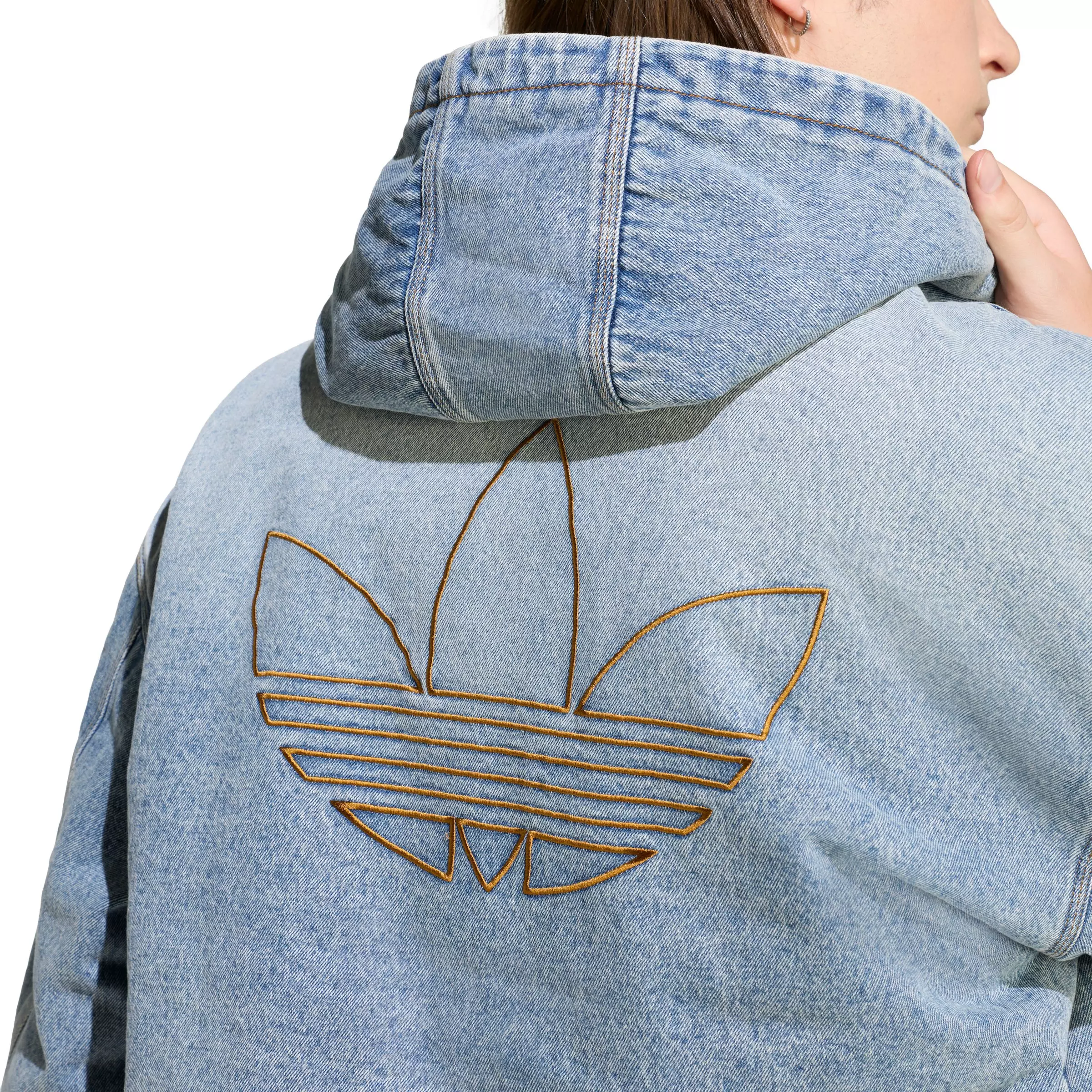 adidas Originals Men's Lt Denim Padded Jacket - INDIGO