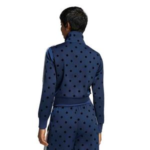 adidas Originals Women's Satin Polka Dots TT Track Top - Indigo - INDIGO