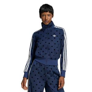 adidas Originals Women's Satin Polka Dots TT Track Top - Indigo - INDIGO