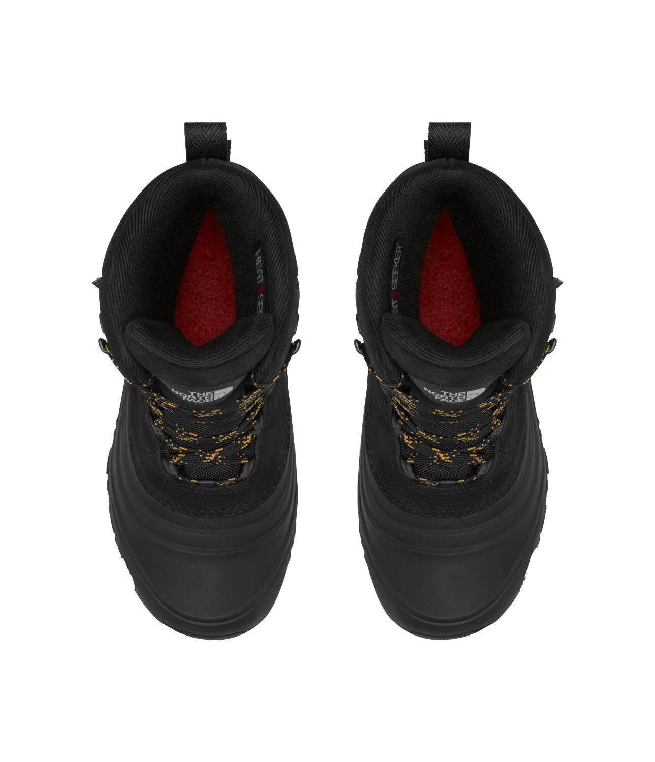 The North Face Chilkat V Lace Grade School Boys' "TNF Black/TNF Black" Waterproof Boot