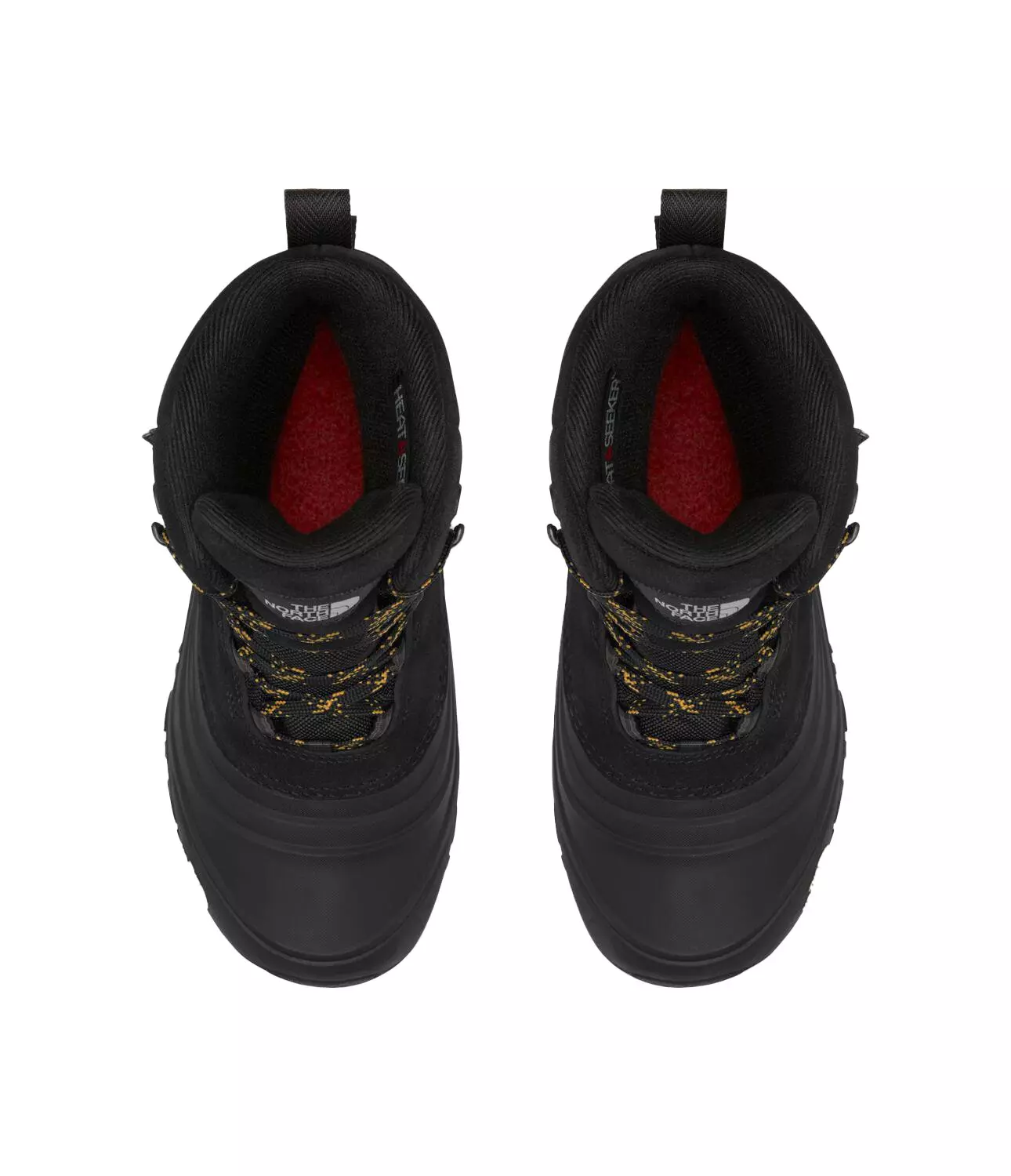 The North Face Chilkat V Lace "TNF Black/TNF Black" Grade School Boys' Waterproof Boot - BLACK/BLACK