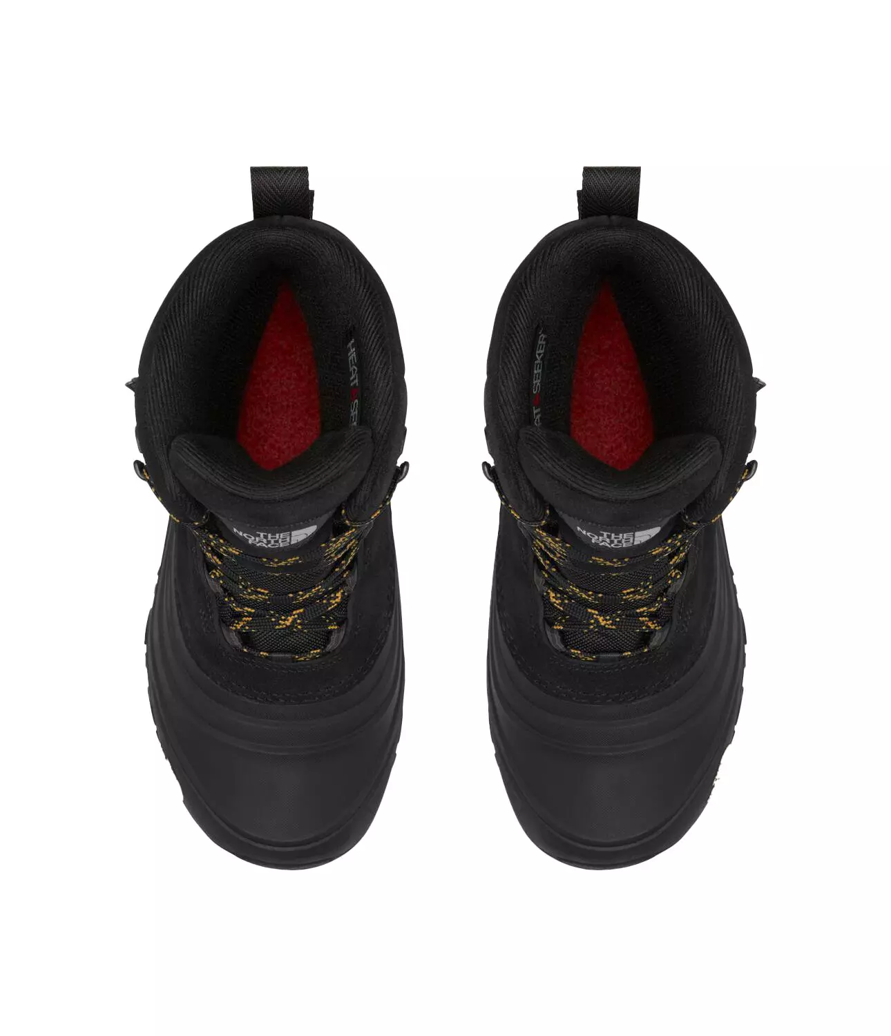 The North Face Chilkat V Lace "TNF Black/TNF Black" Preschool Boys' Waterproof Boot - BLACK/BLACK