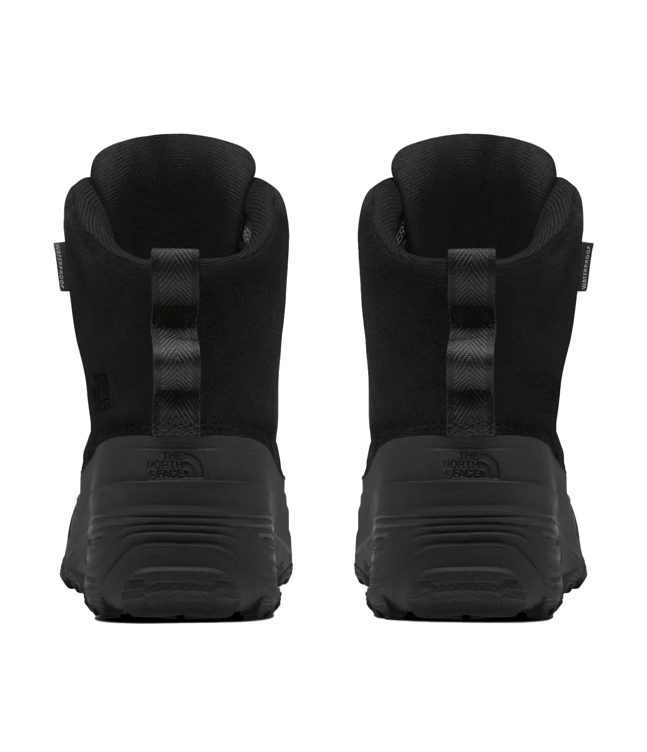 The North Face Chilkat V Lace "TNF Black/TNF Black" Preschool Boys' Waterproof Boot - BLACK/BLACK