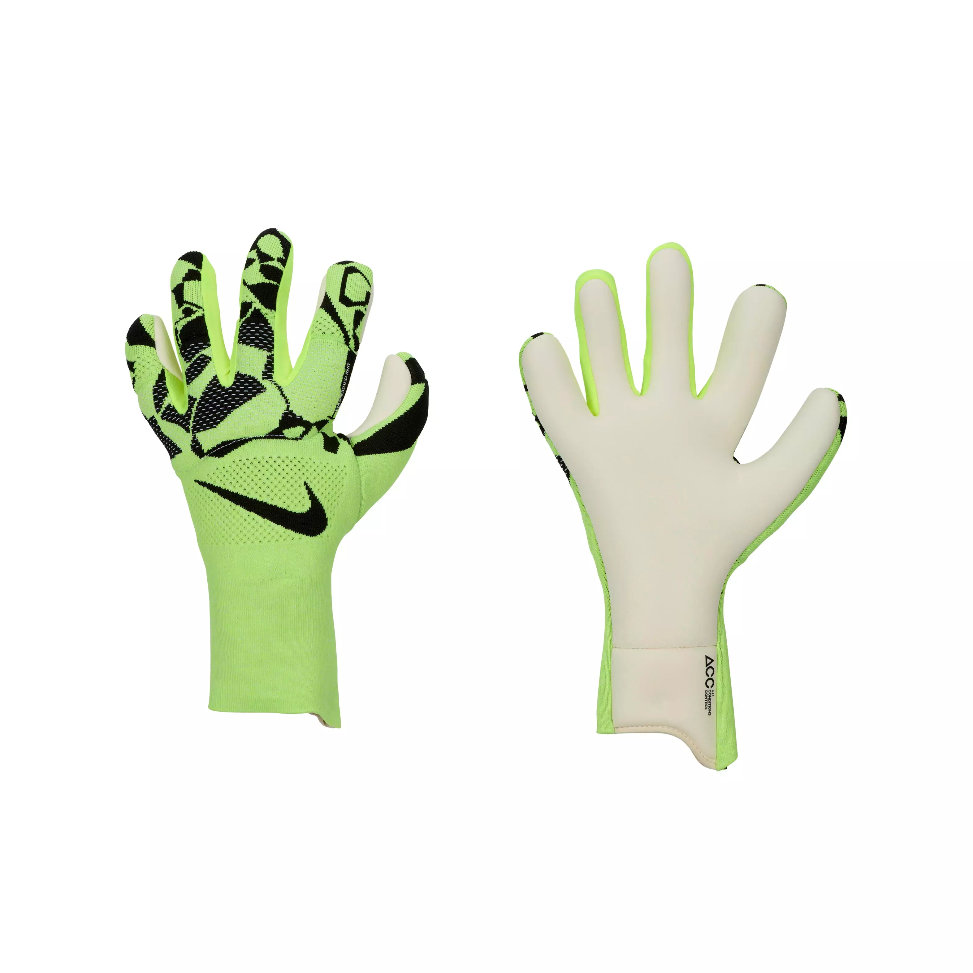 Nike Vapor Dynamic Fit Goalkeeper Soccer Glove-Volt/Barely Volt/Black - VOLT/VOLT/BLACK