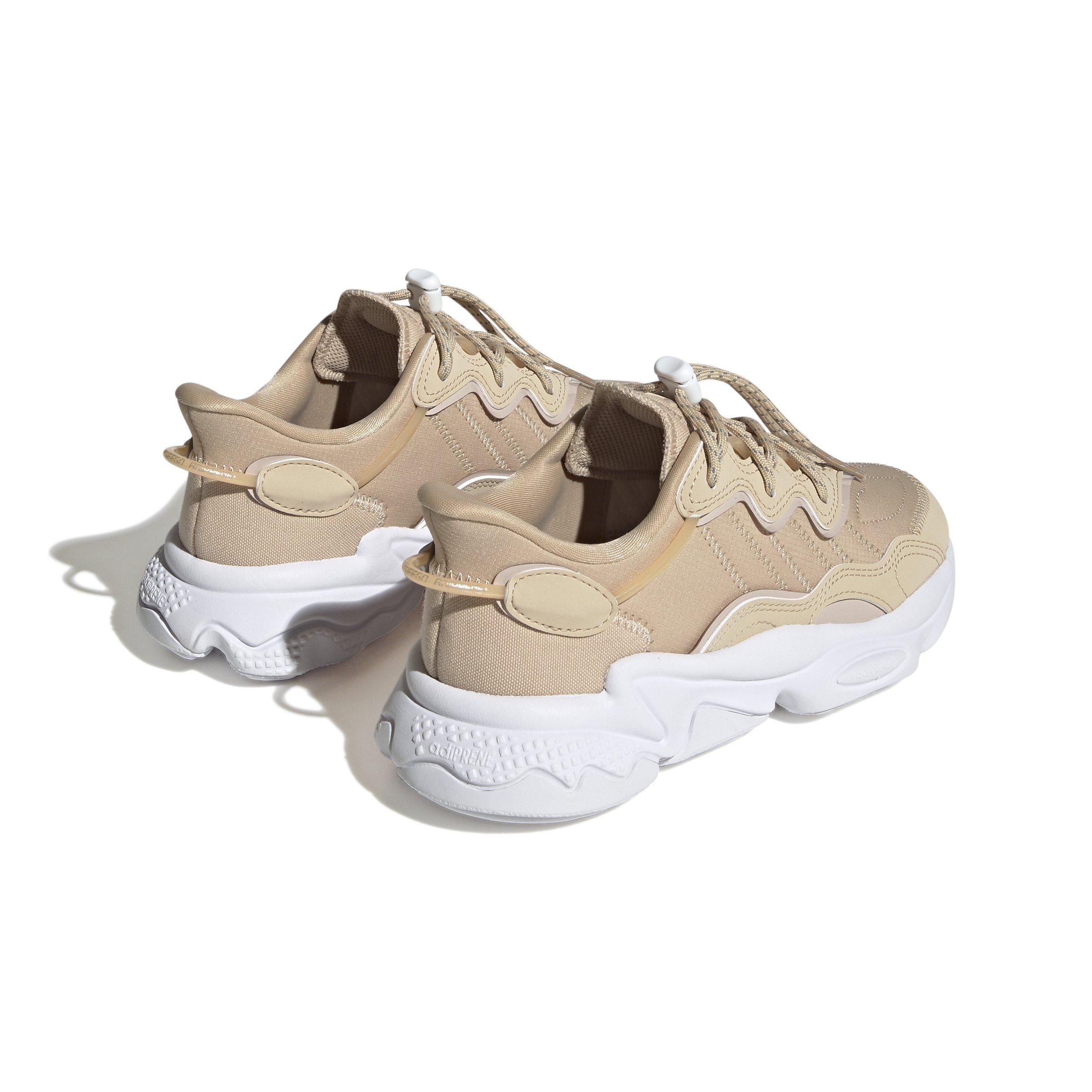 adidas Originals OZWEEGO "Mag Beige/Mag Beige/Wonder Taupe" Grade School Boys' Shoe - BEIGE/BEIGE/TAUPE Thumbnail View 4