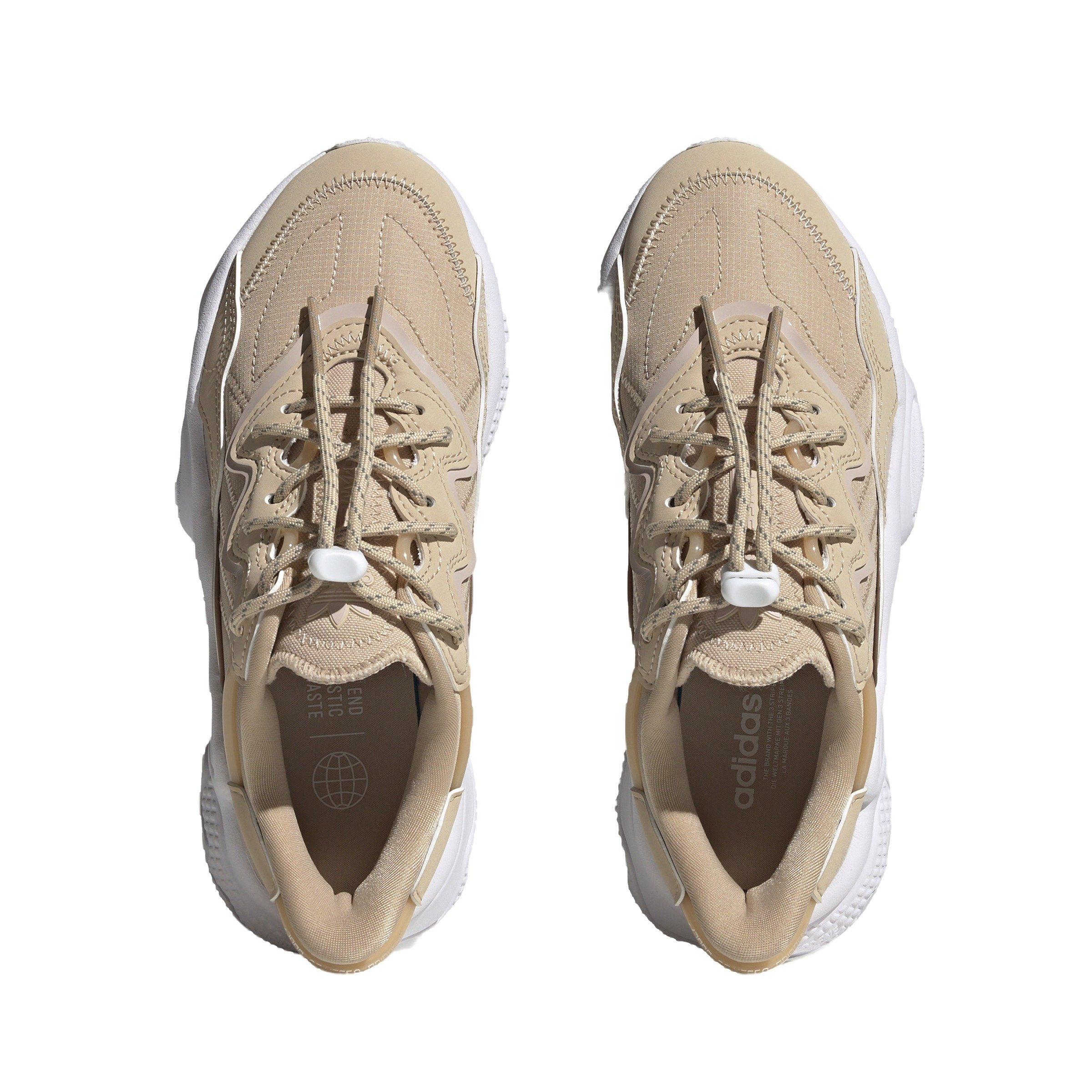 adidas Originals OZWEEGO "Mag Beige/Mag Beige/Wonder Taupe" Grade School Boys' Shoe - BEIGE/BEIGE/TAUPE Thumbnail View 5