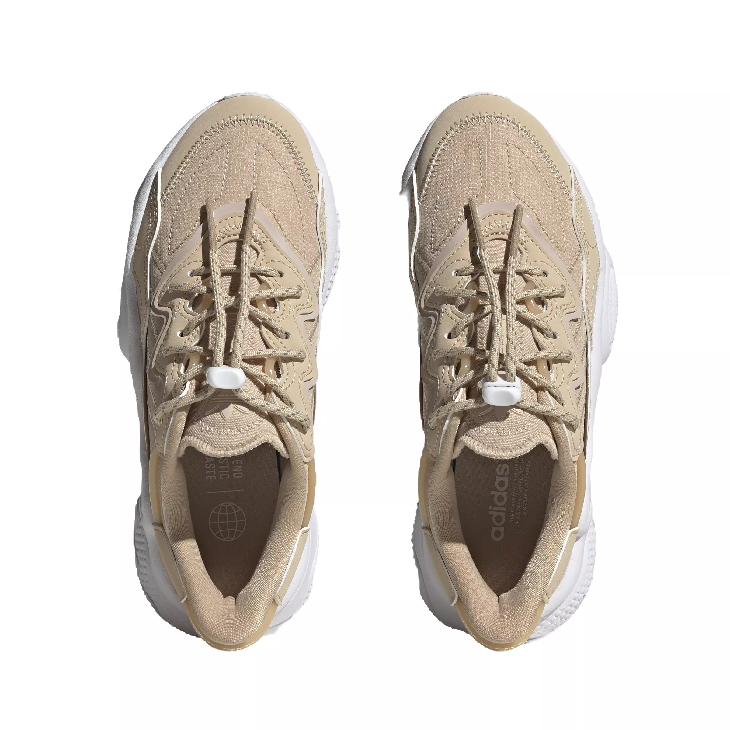 adidas Originals OZWEEGO "Mag Beige/Mag Beige/Wonder Taupe" Grade School Boys' Shoe - BEIGE/BEIGE/TAUPE