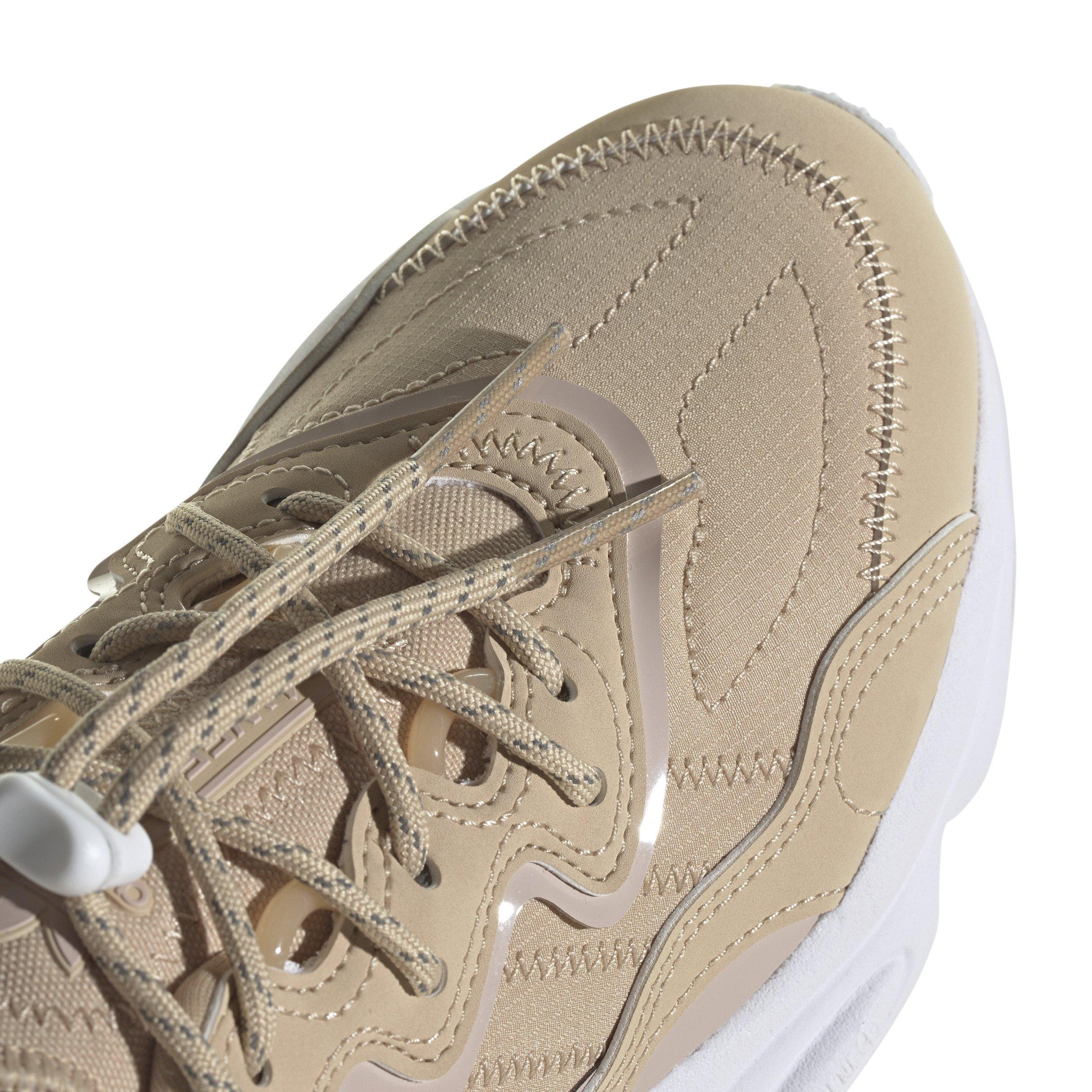adidas Originals OZWEEGO "Mag Beige/Mag Beige/Wonder Taupe" Grade School Boys' Shoe - BEIGE/BEIGE/TAUPE Thumbnail View 7