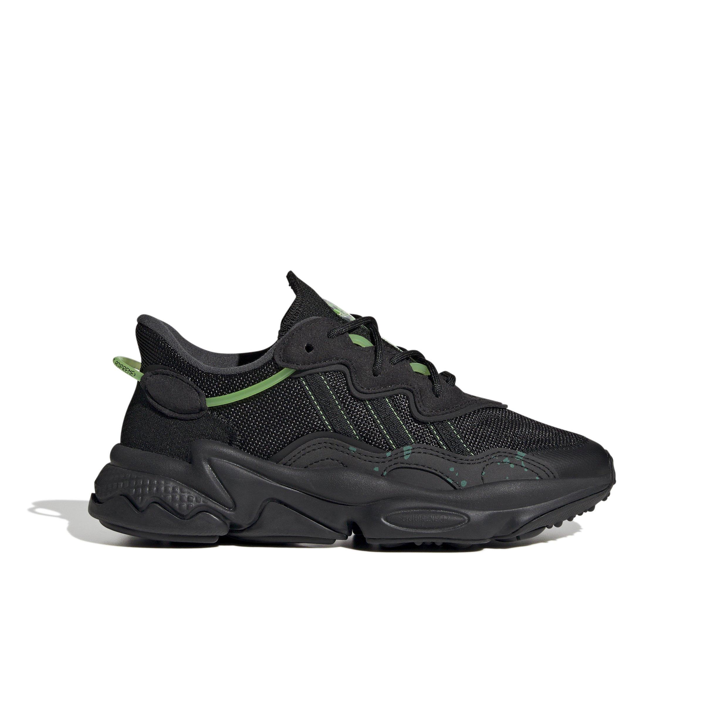 adidas Originals OZWEEGO "Core Black/Core Black/S Green" Grade School