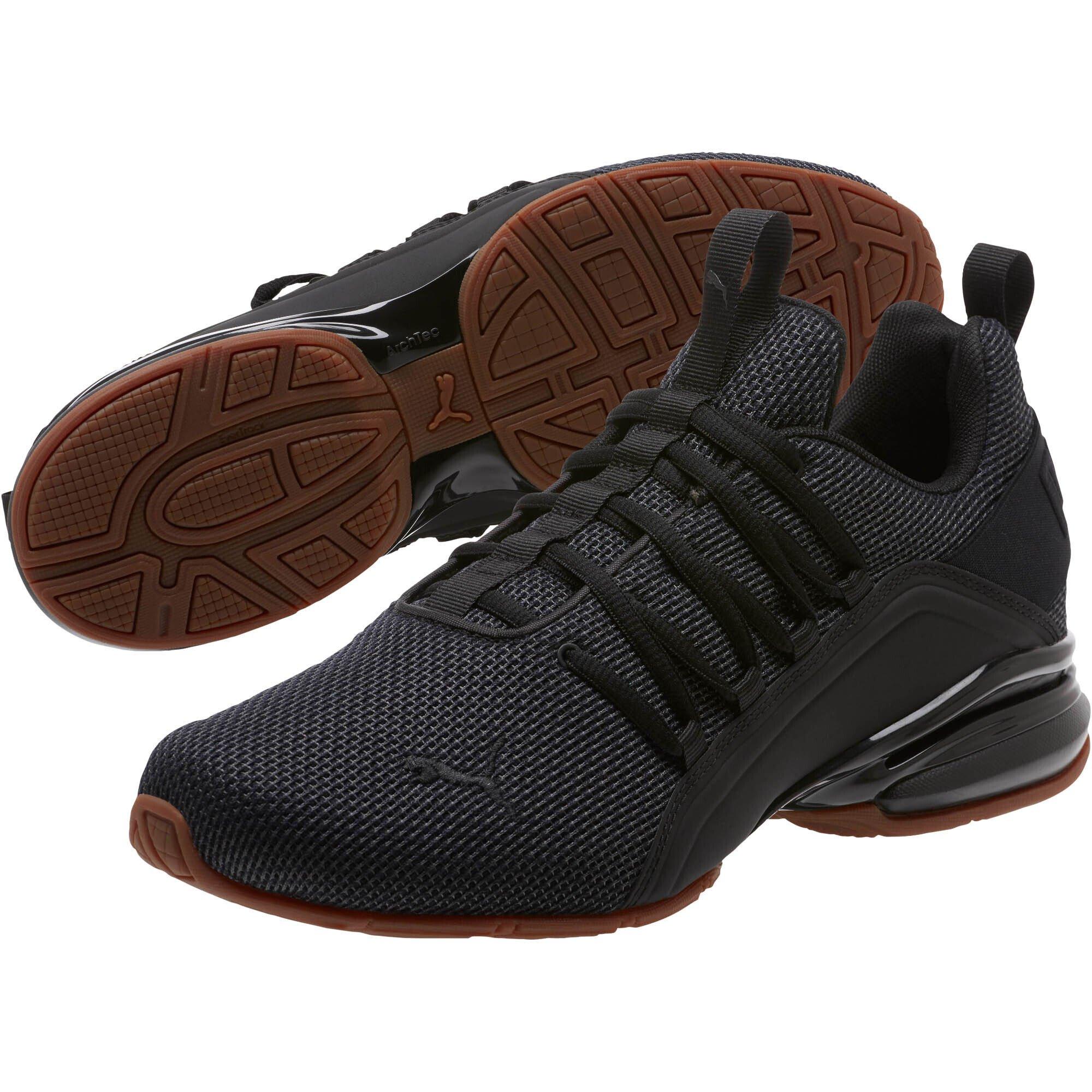 Axelion Mesh Puma Axelion Black And Yellow PUMA Axelion Mesh