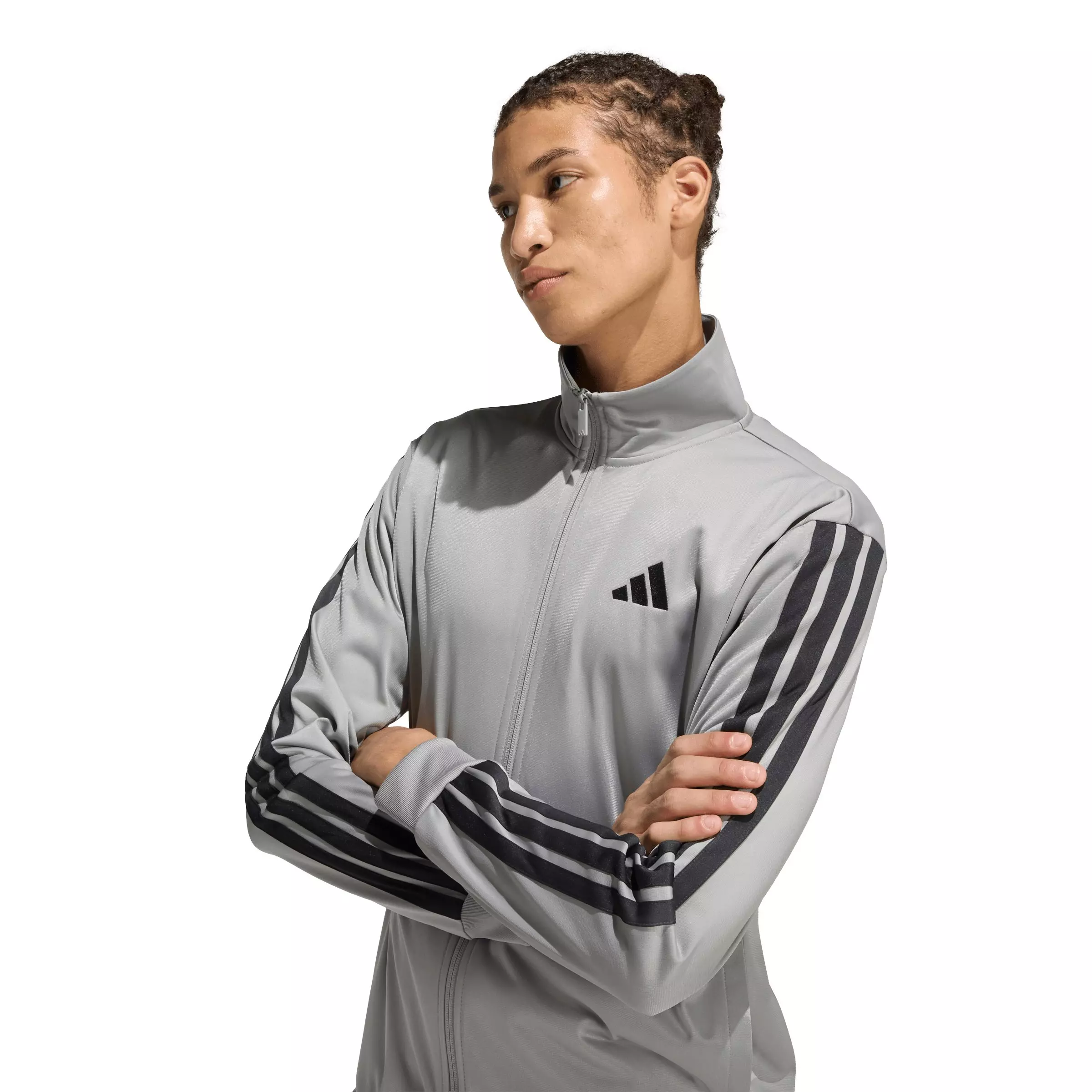 adidas Men's Dayready Tracktop -Grey - GREY