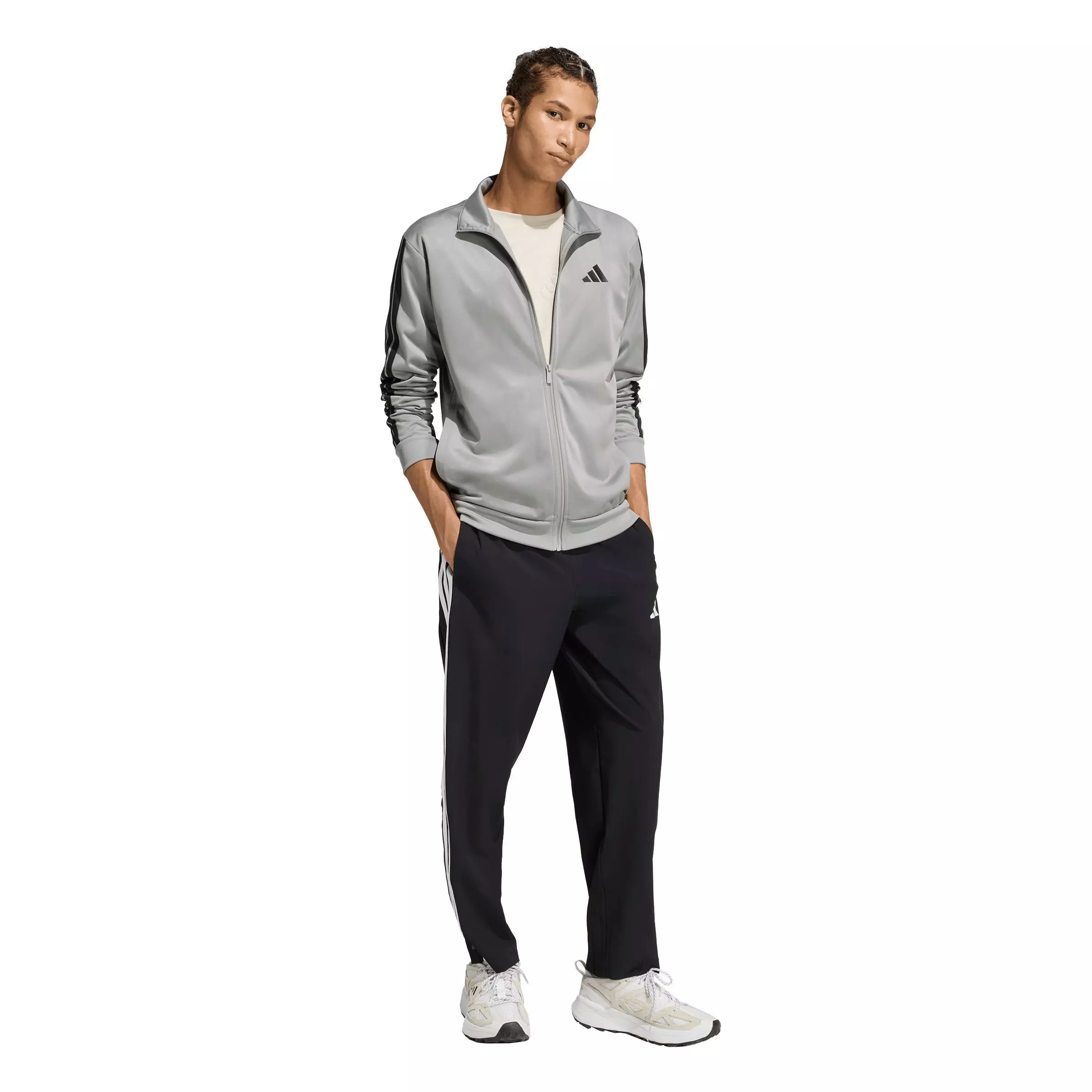 adidas Men's Dayready Tracktop -Grey - GREY