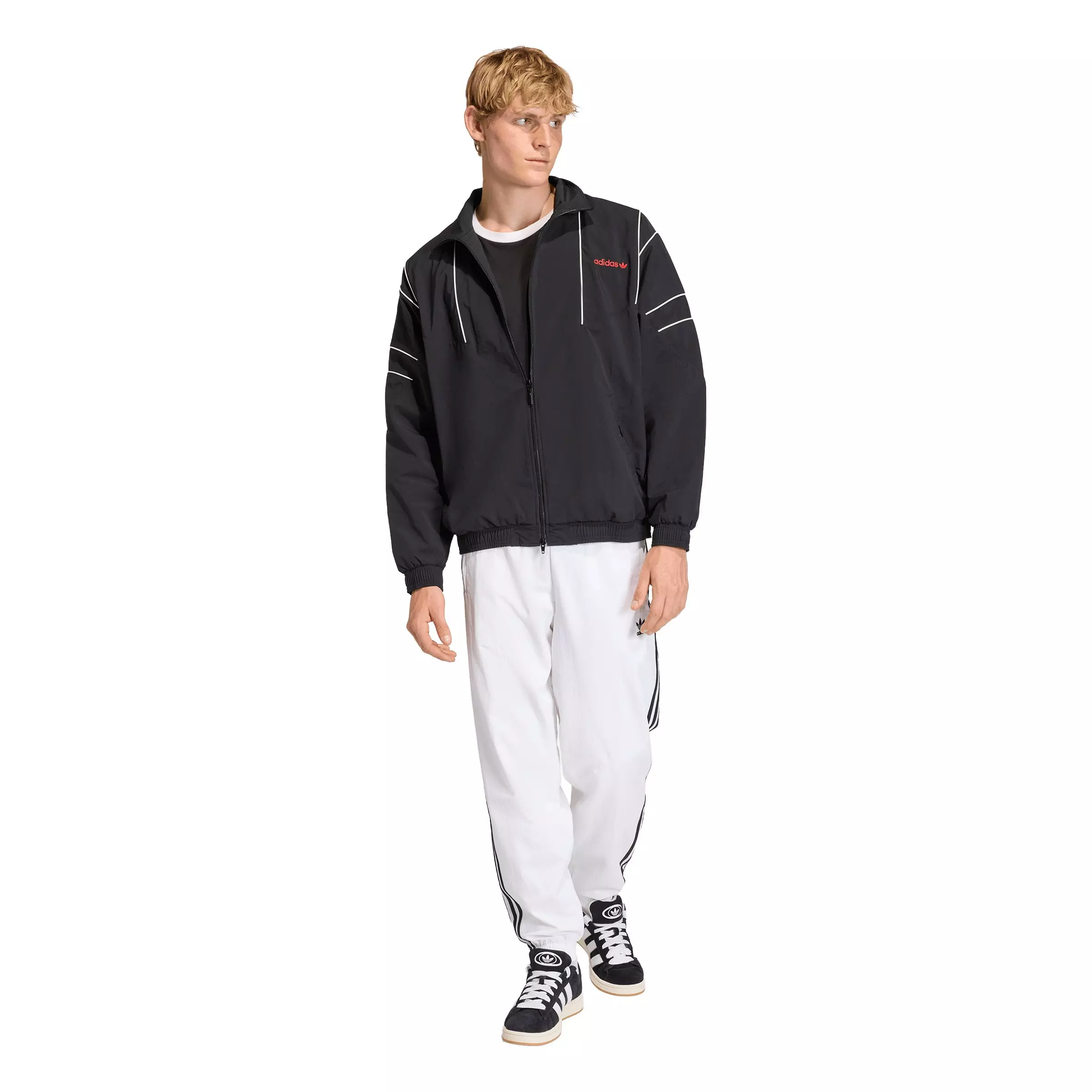 adidas Originals Men's Cutline Track Top - Black - BLACK