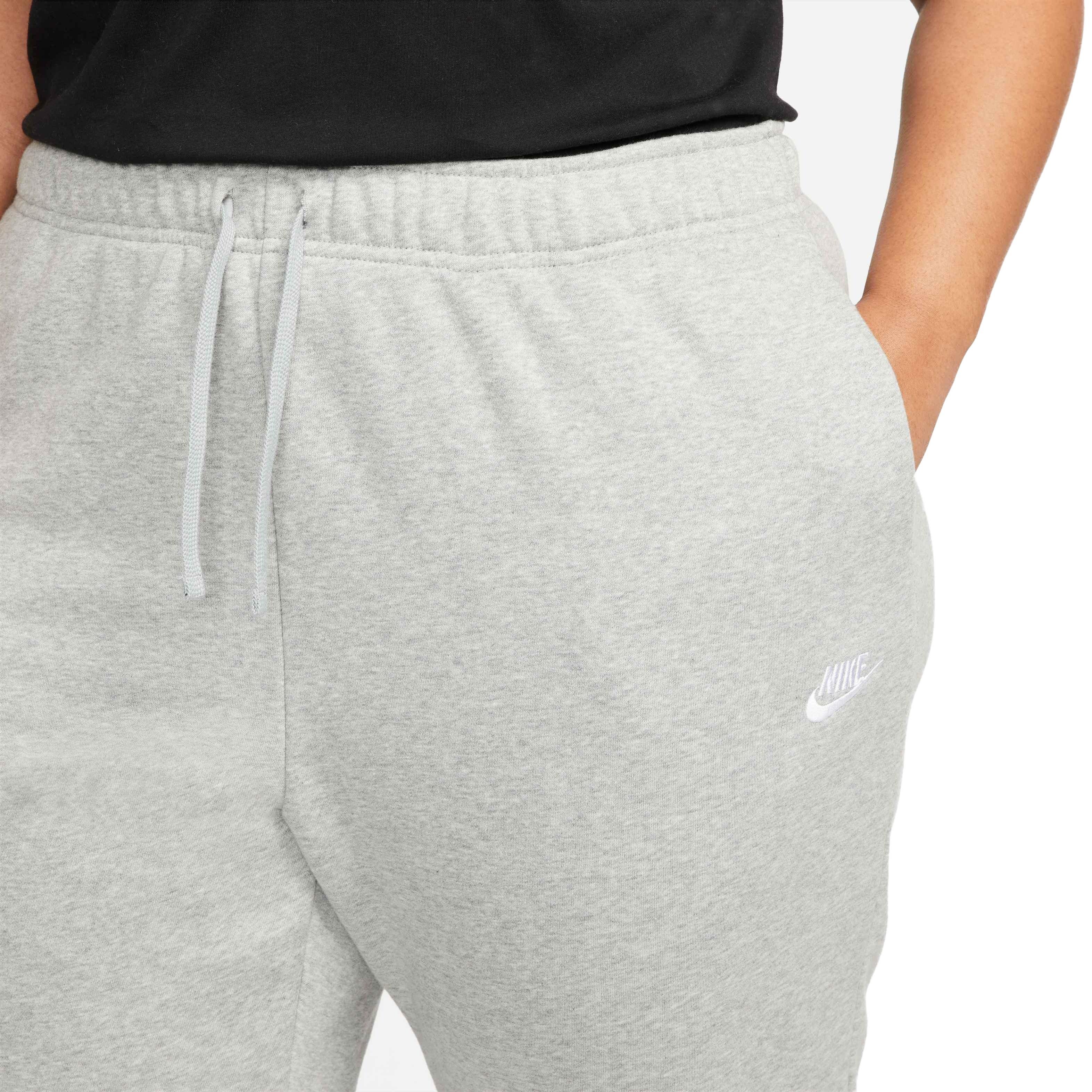 Nike Women's Sportswear Club Fleece Mid-Rise Joggers-Cream - Hibbett