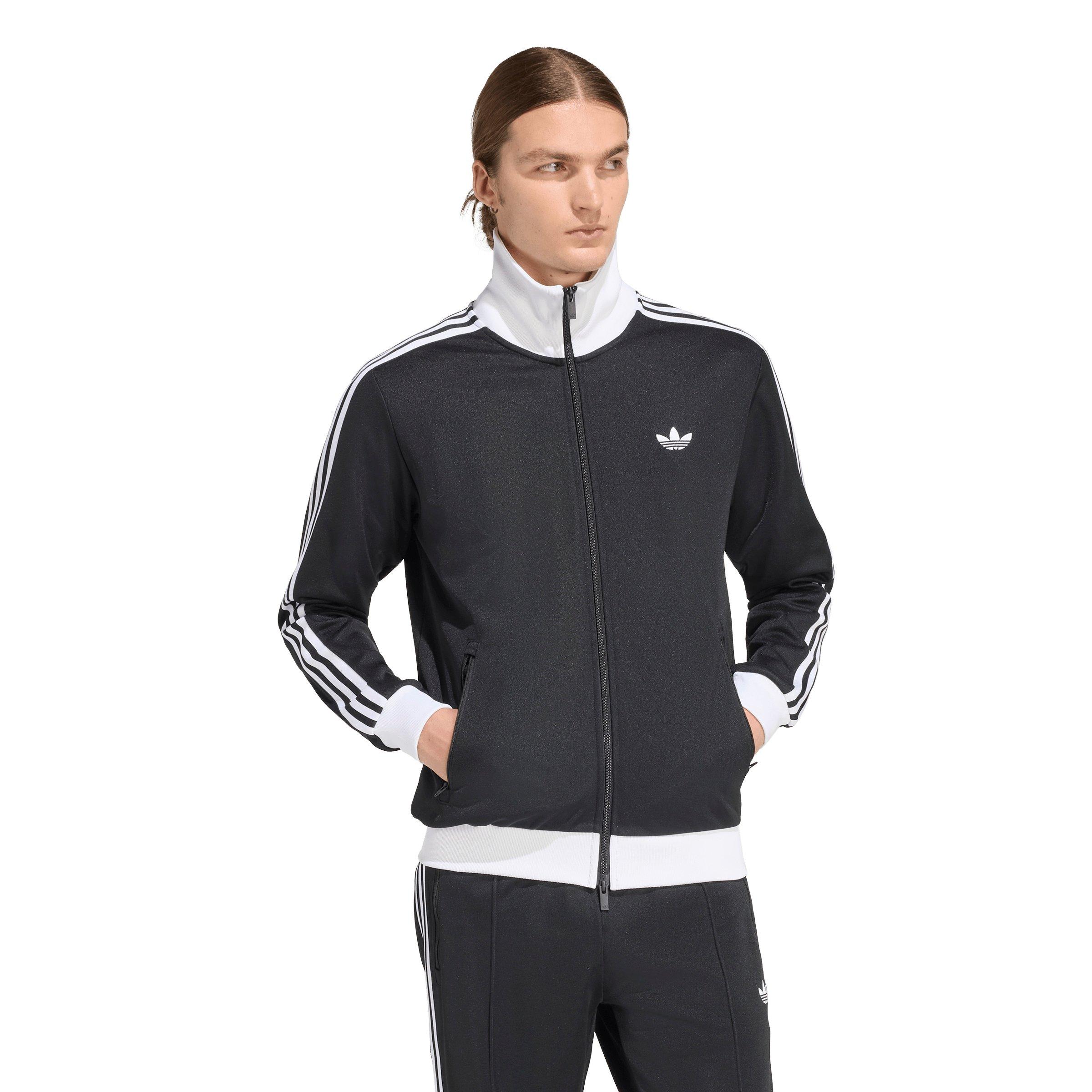 adidas Originals Men's Classic Track Top - Black - BLACK Thumbnail View 1