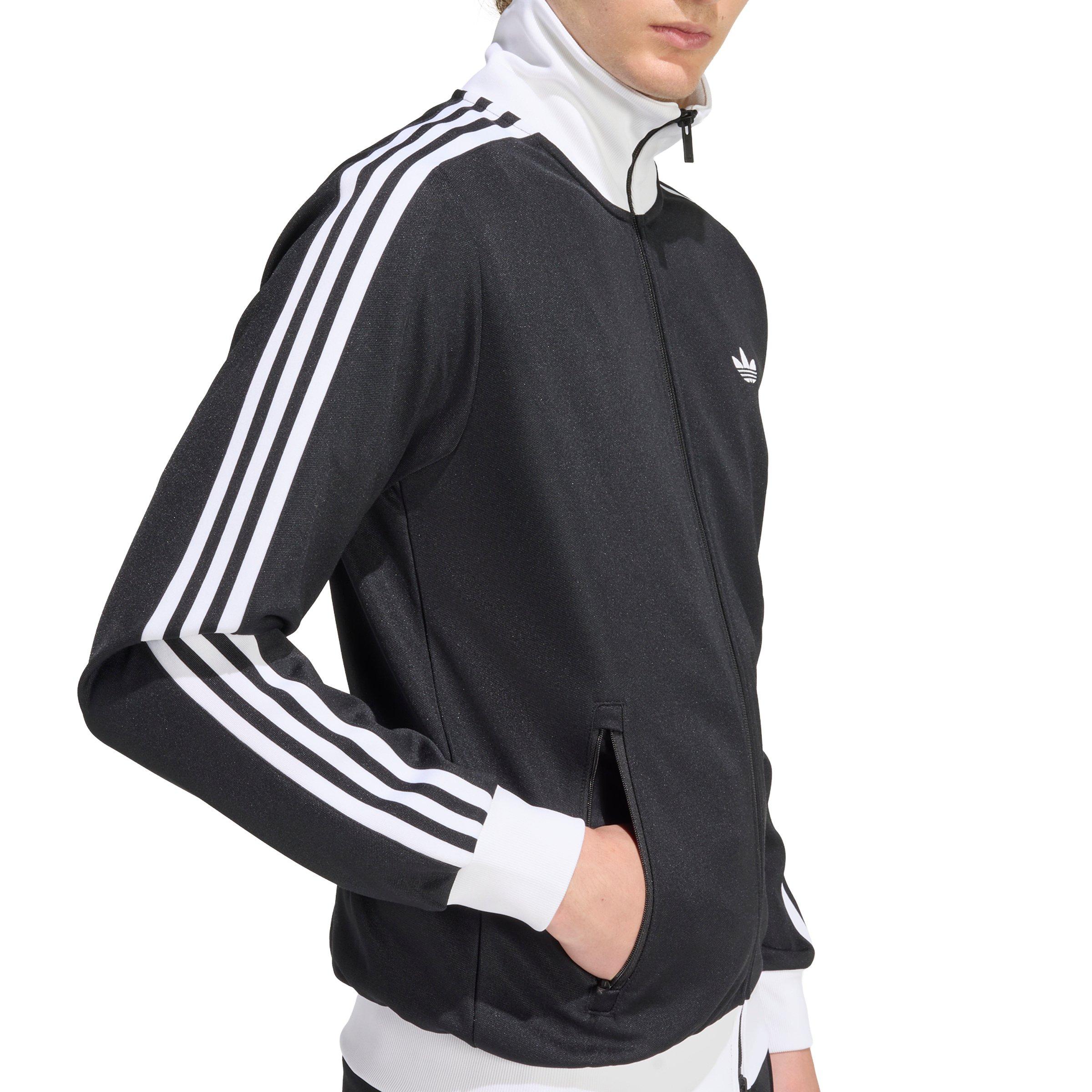 adidas Originals Men's Classic Track Top - Black - BLACK Thumbnail View 4