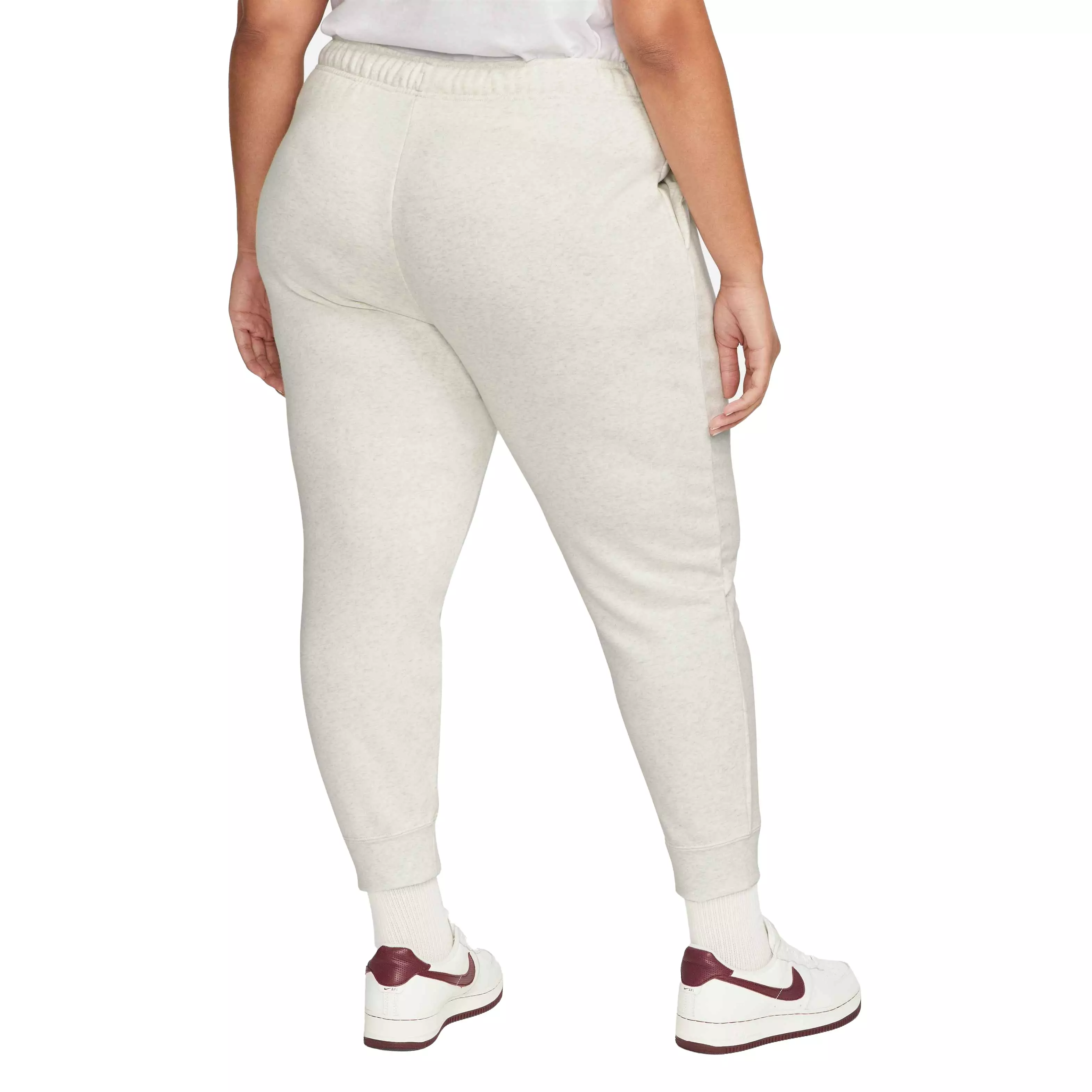 Nike Women's Sportswear Mid-Rise Club Fleece Joggers - BROWN