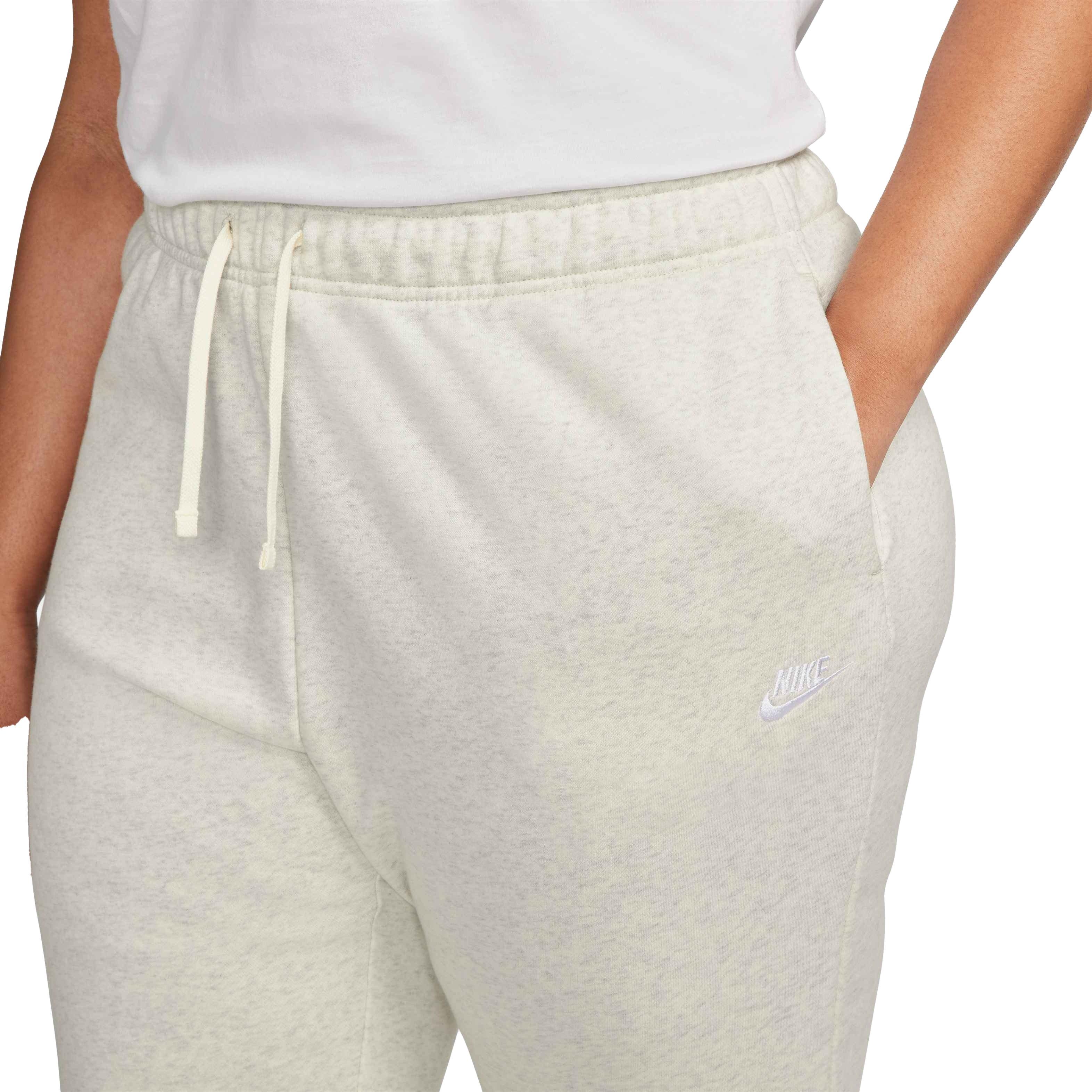 Nike Women's Sportswear Mid-Rise Club Fleece Joggers - BROWN Thumbnail View 3