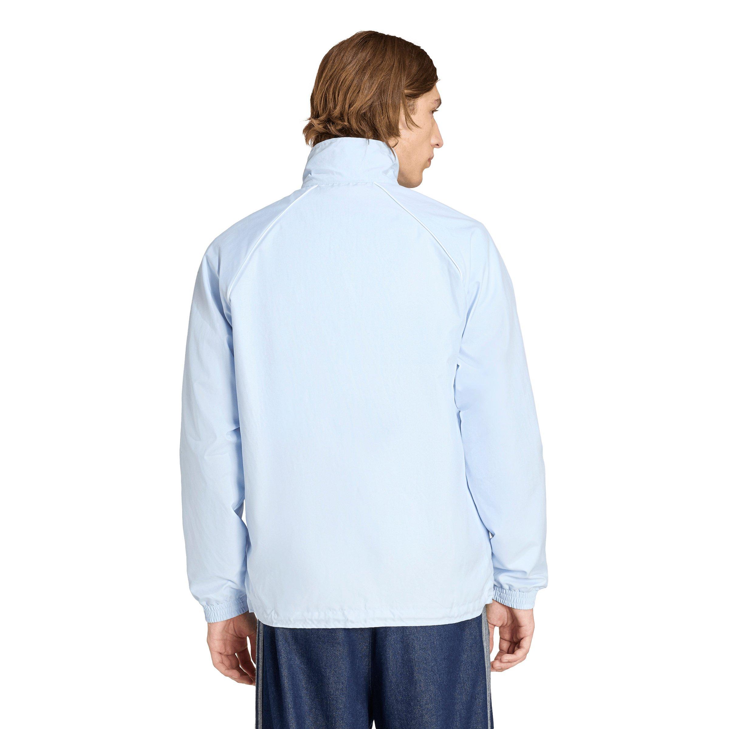 adidas Originals Men's Chest Stripes Track Top - Lt Blue - LT BLUE Thumbnail View 2