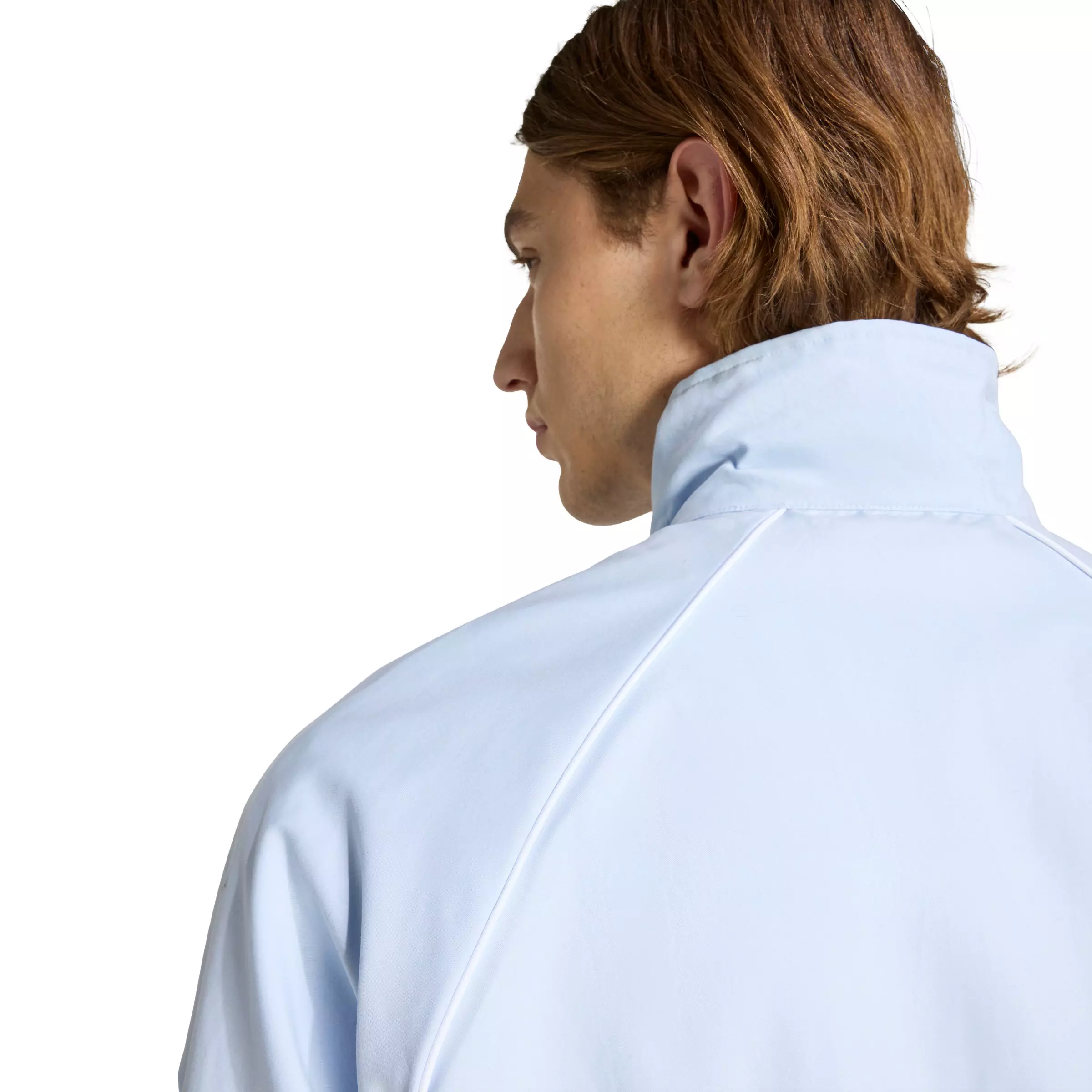 adidas Originals Men's Chest Stripes Track Top - Lt Blue - LT BLUE