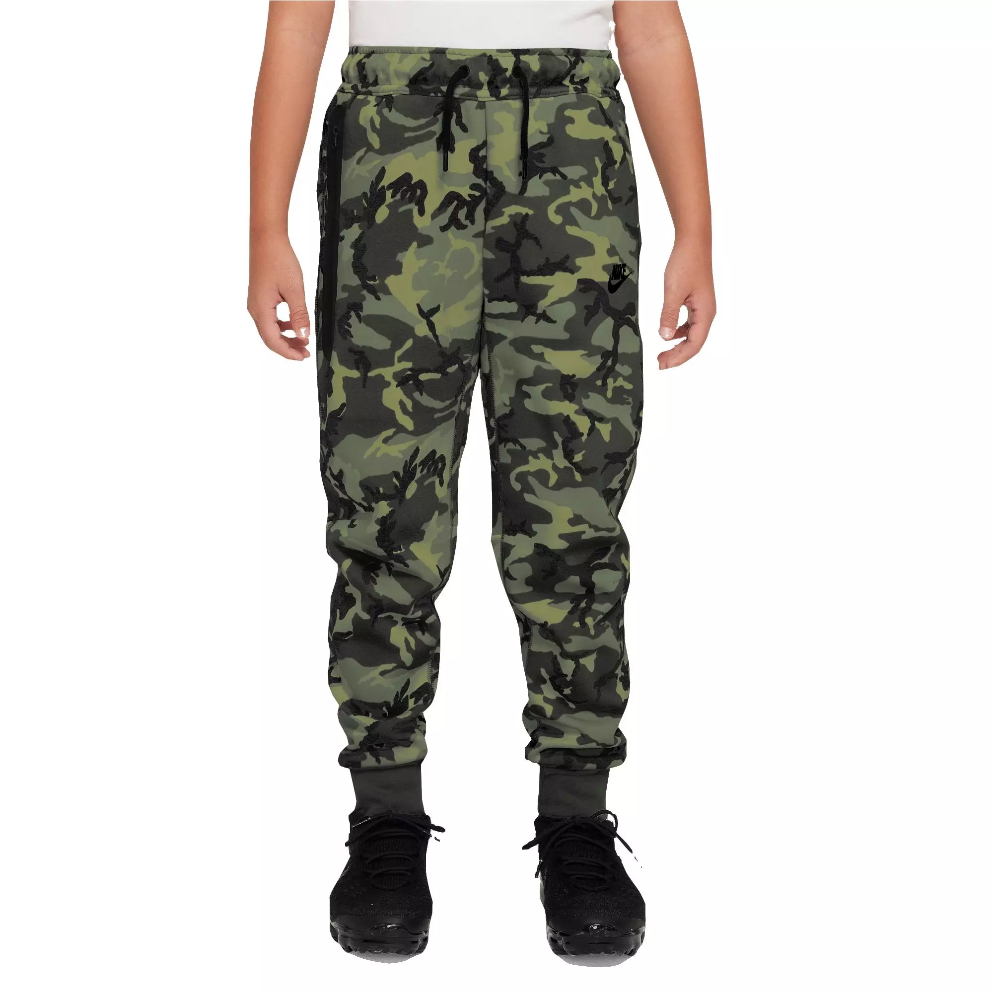 Nike Big Boys' Sportswear Tech Fleece Camo Joggers - CAMO