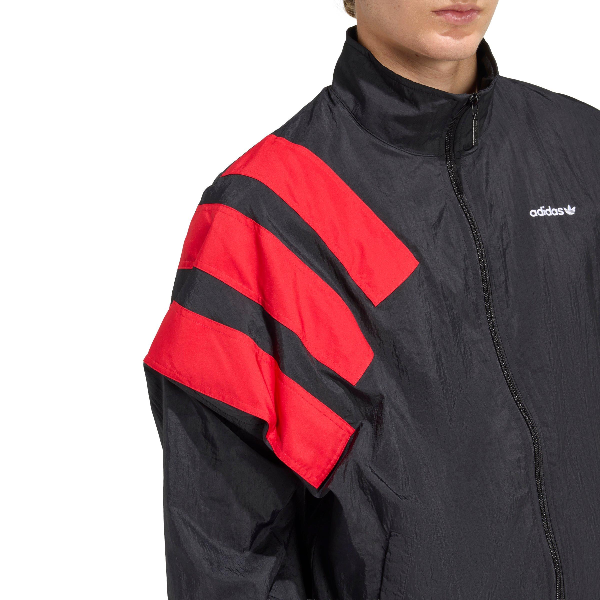 adidas Originals Men's Archive Blocked Track Top -Black/Red - BLACK/RED Thumbnail View 4
